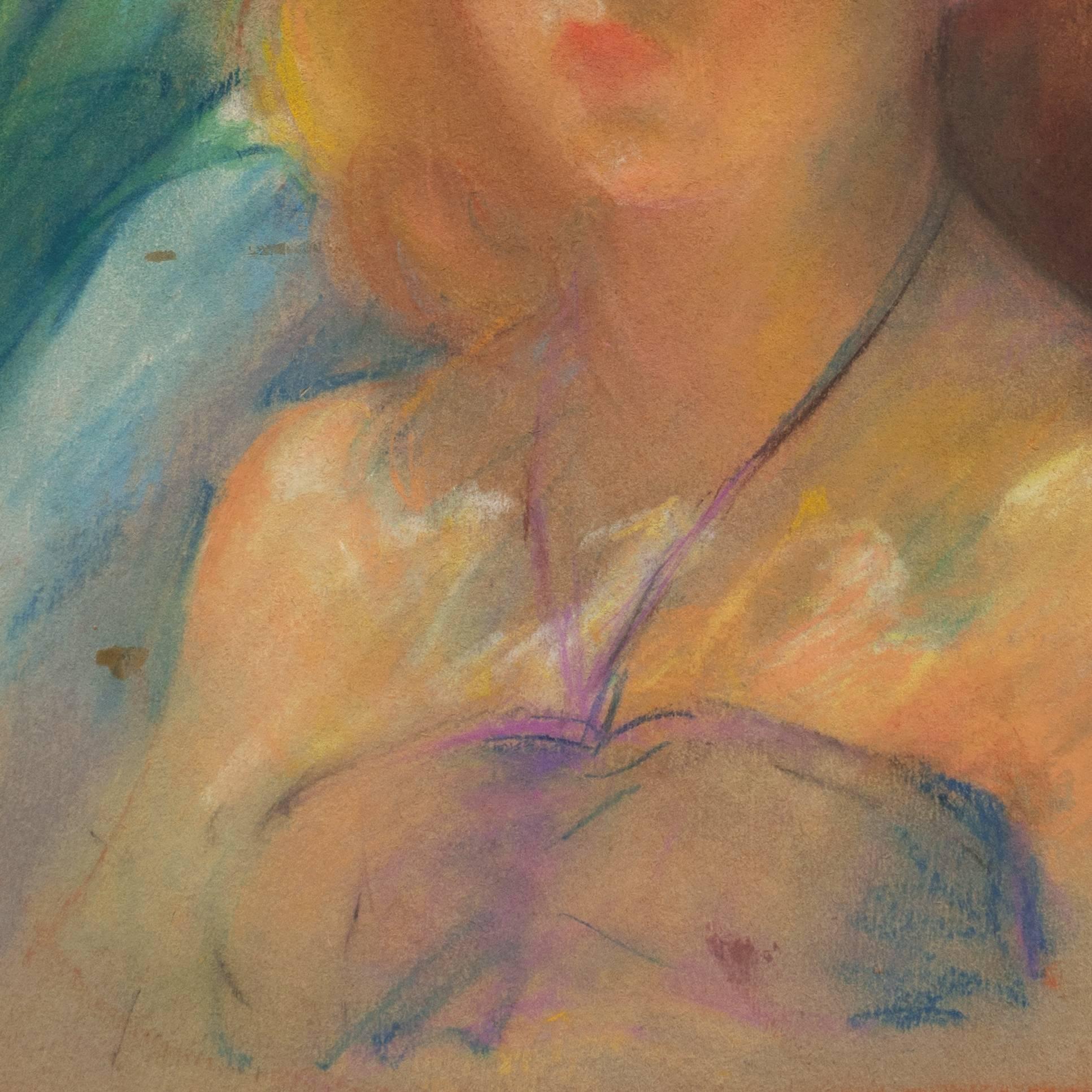 'Study of a Young Woman', California Woman artist, Art Institute of Chicago For Sale 1