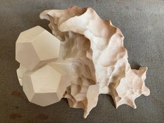 "Fractal" - Contemporary Ceramic Crystal Sculpture