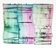 Sarah Irvin "Impression" Abstract Ink Painting on Paper