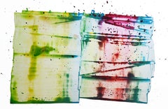 Sarah Irvin "The Difference" 2025 ink on Yupo paper 26 x 40 in.