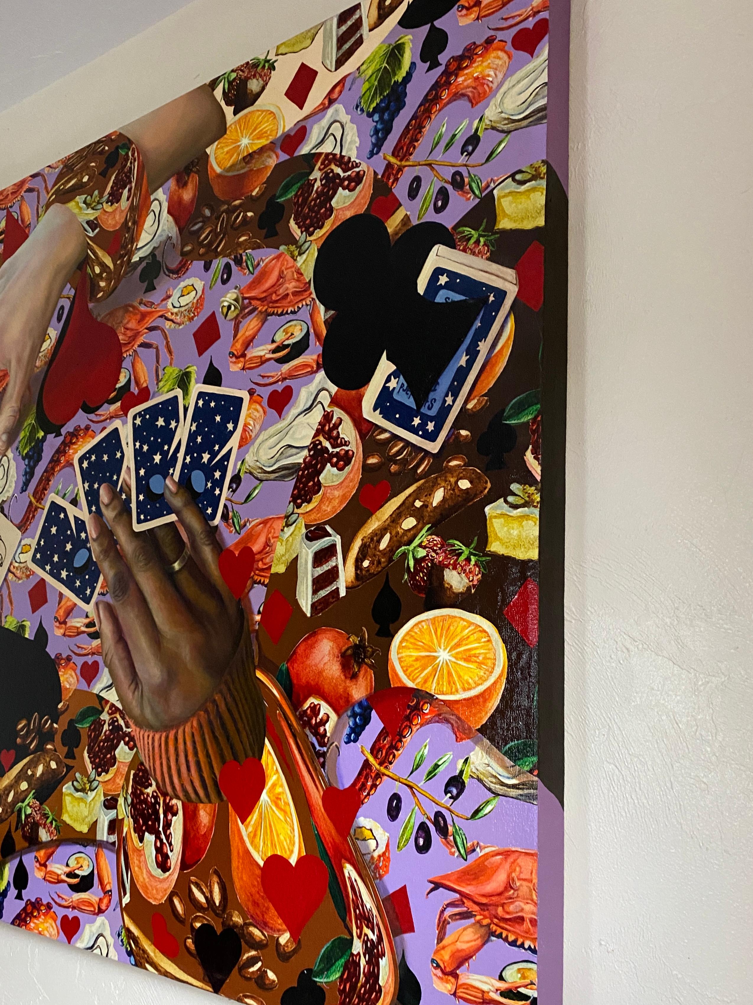 Sarah Jacobs is a contemporary maximalist artist. She is represented in NYC by Fremin Gallery, in Pittsburgh by Zynka Gallery, and in Erie by GlassGrowers Gallery. Her work has been exhibited in the US and Europe and she has taken part in artist