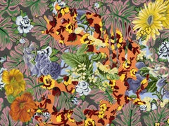 Ginny and Tommy, Original Contemporary Surrealist Botanical Painting