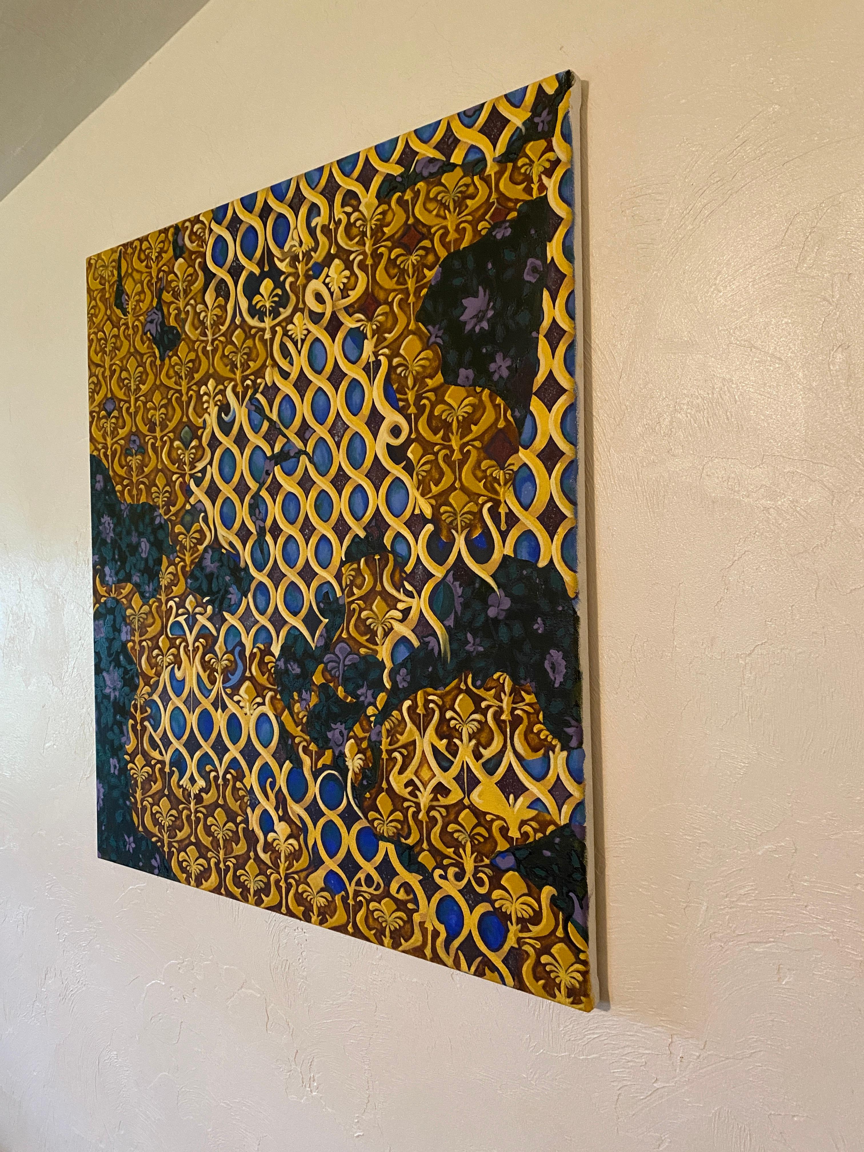 Sarah Jacobs ist eine zeitgenössische maximalistische Künstlerin. Sie wird in NYC von der Fremin Gallery, in Pittsburgh von der Zynka Gallery und in Erie von der GlassGrowers Gallery vertreten. Ihre Arbeiten wurden in den USA und Europa ausgestellt,