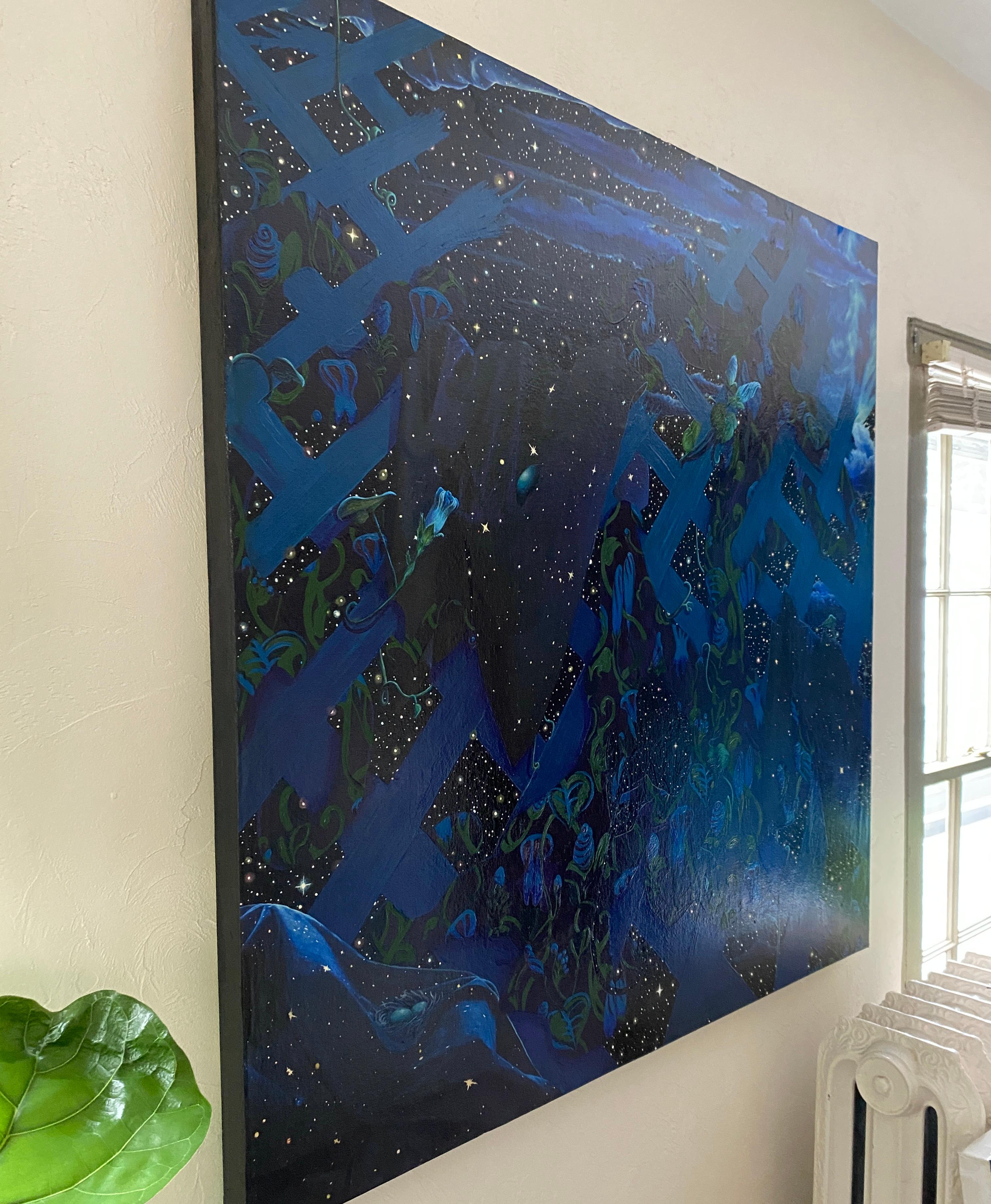 Portrait of the Viewer as Hope - Contemporary Painting by Sarah Jacobs