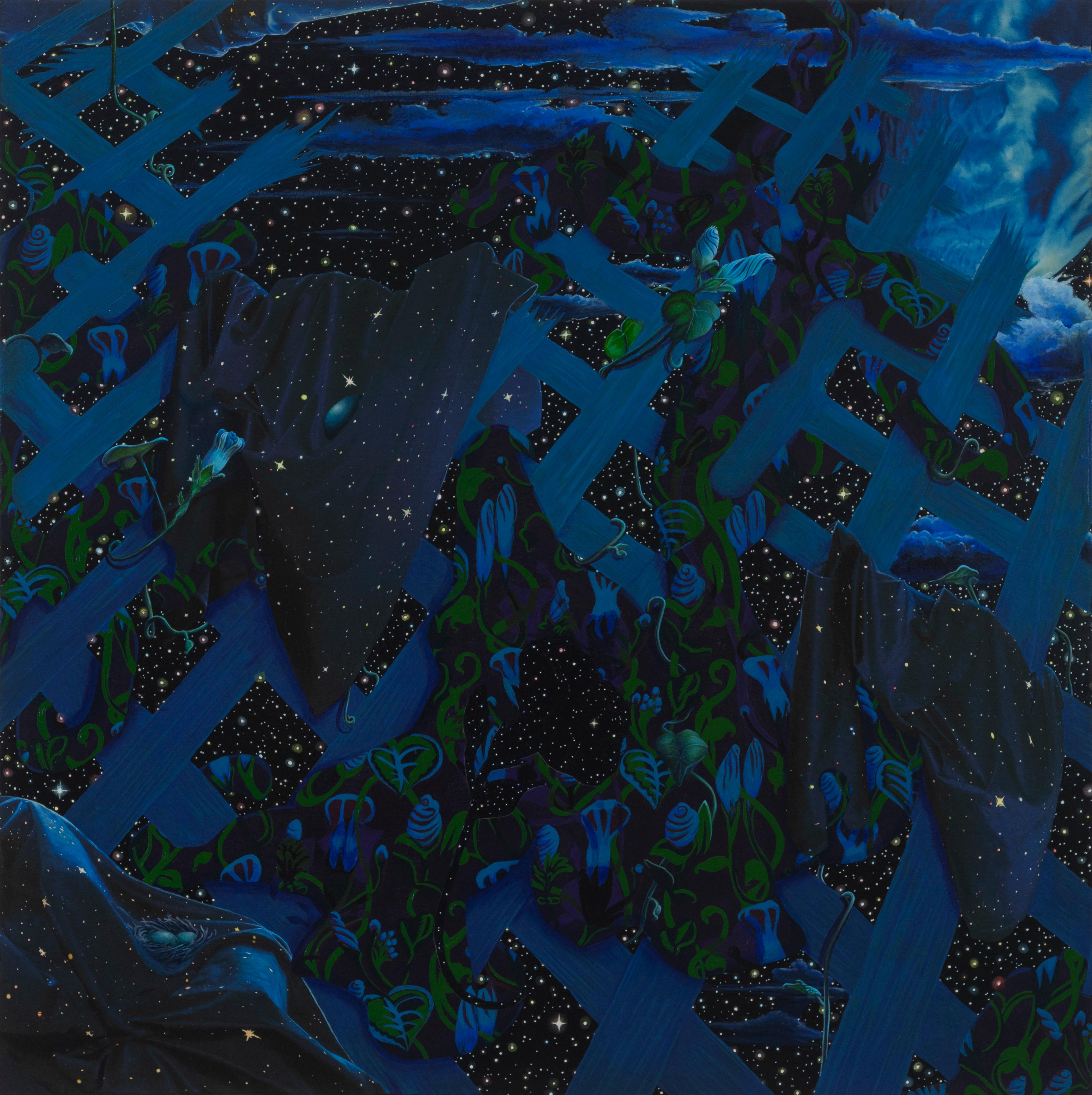 Portrait of the Viewer as Hope - Painting by Sarah Jacobs