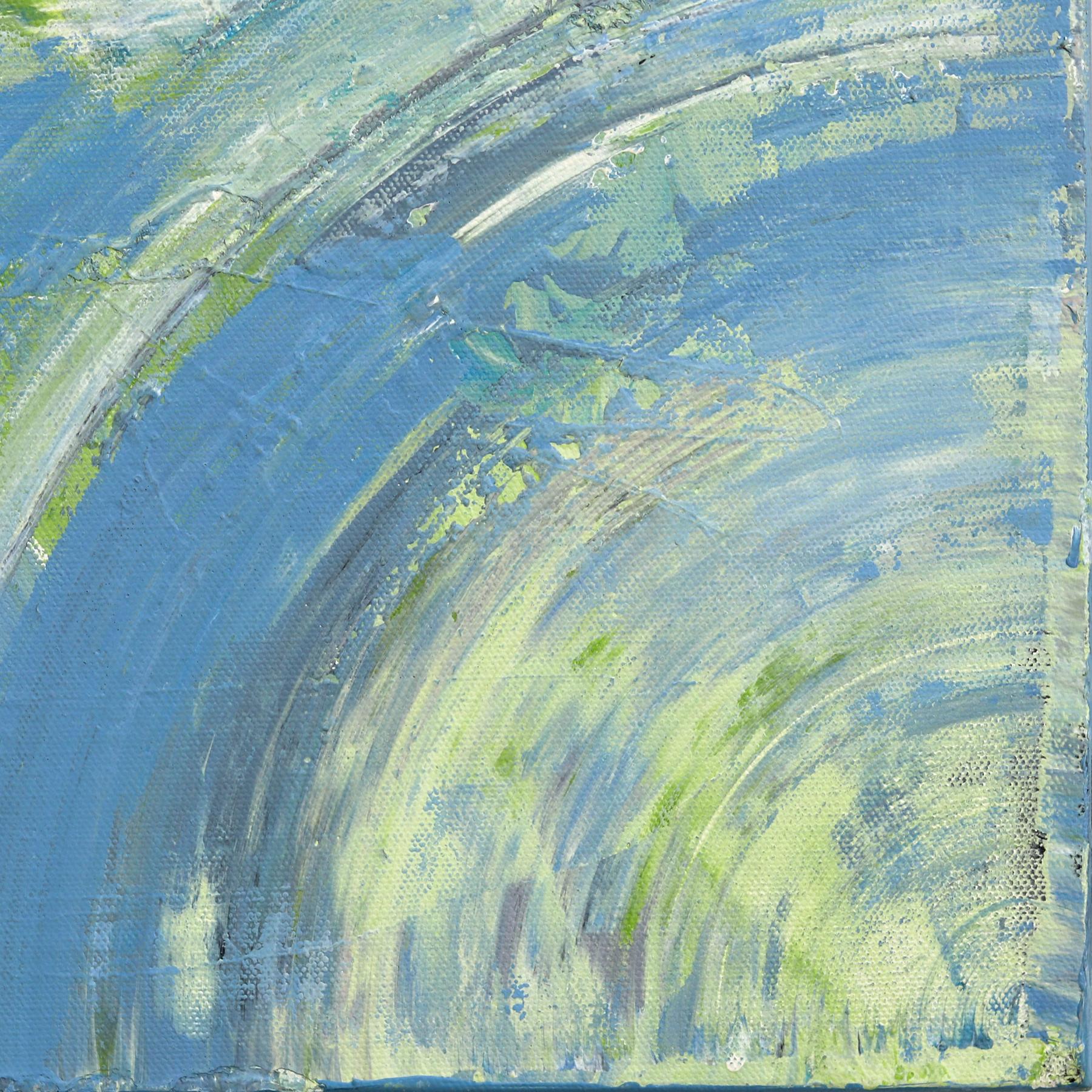 La vita al massimo LA Blue 1 - Pittura acrilica originale su tela in vendita 1
