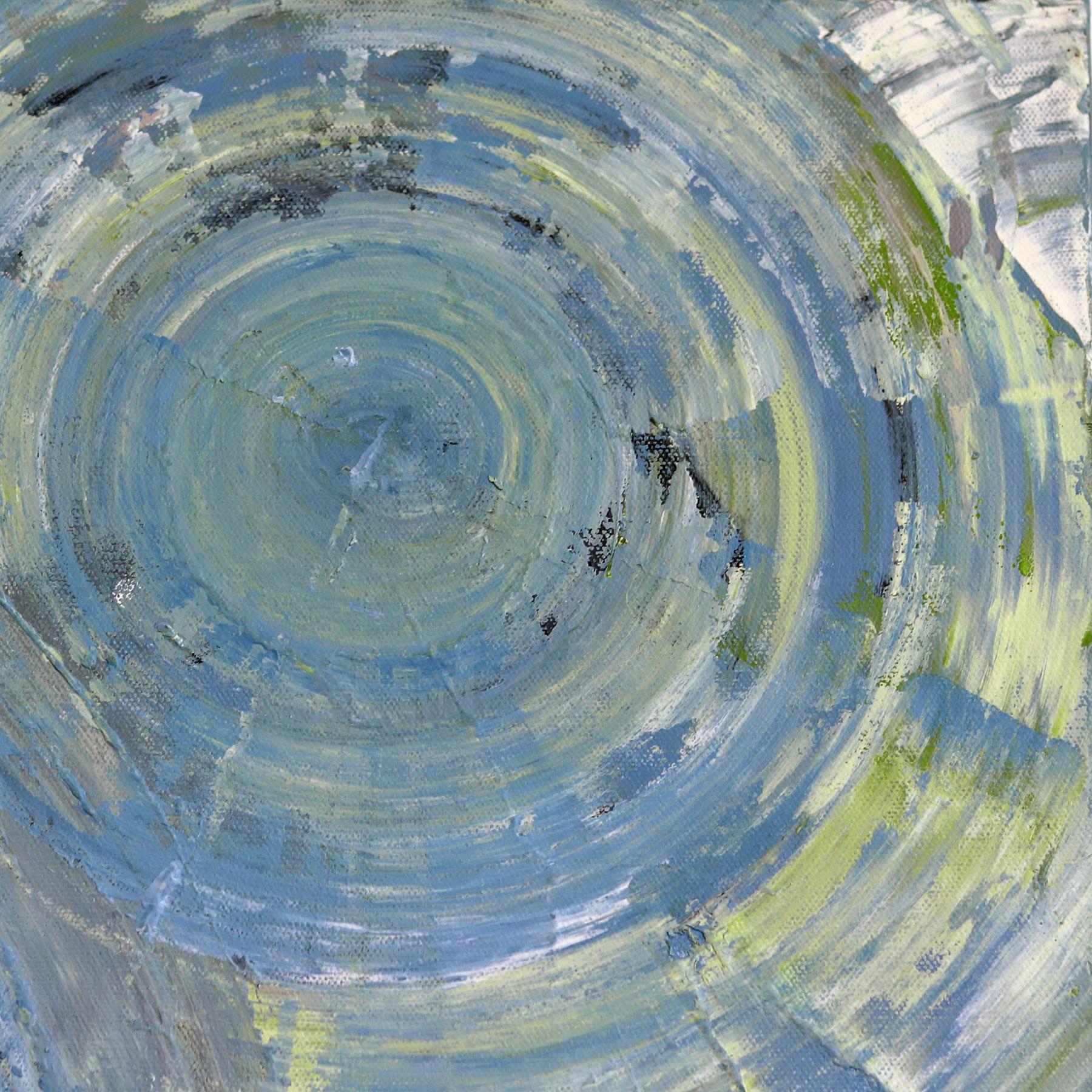 La vita al massimo LA Blue 1 - Pittura acrilica originale su tela in vendita 3