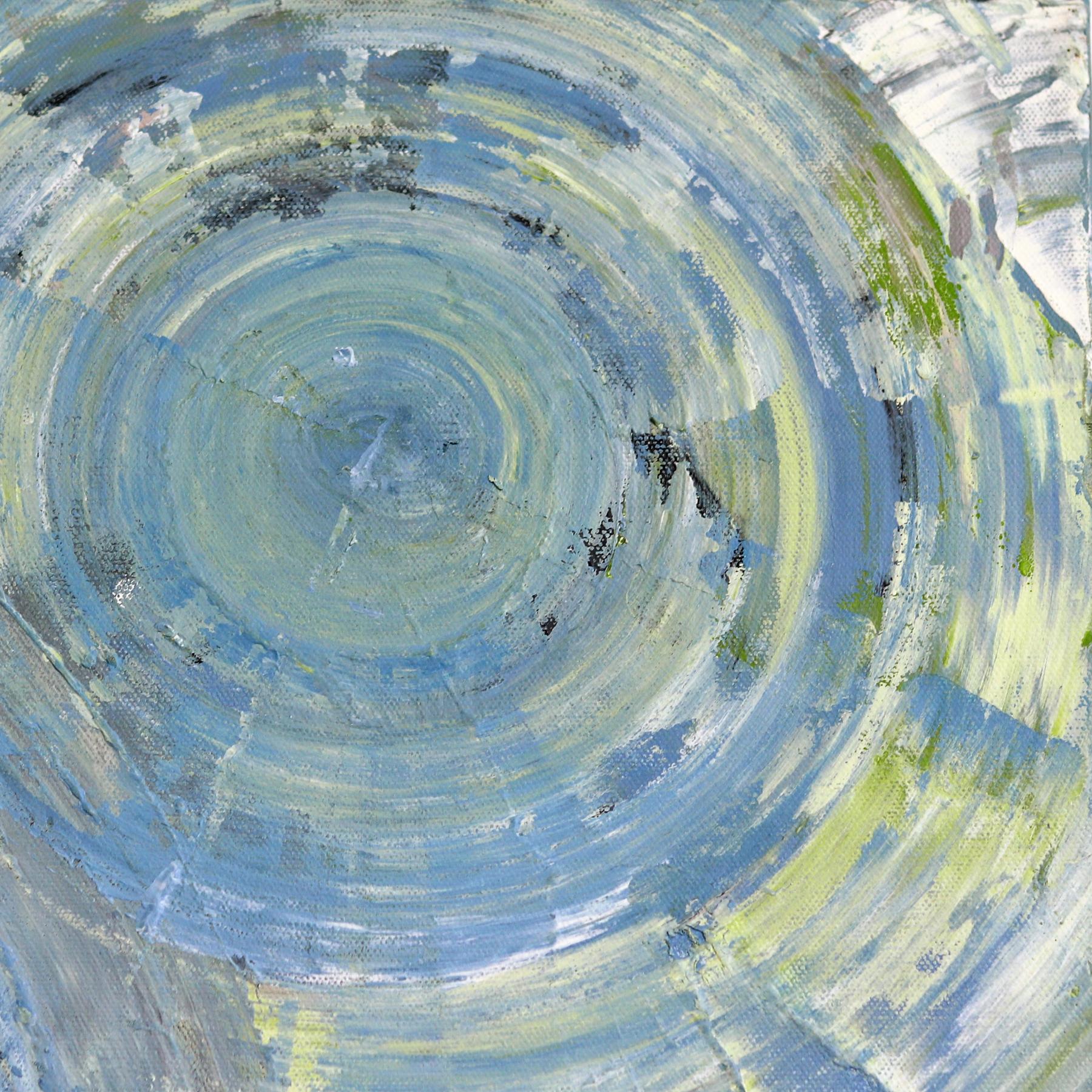 La vita al massimo LA Blue 2 - Pittura acrilica originale su tela in vendita 2