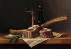 "Bistecca ala Fiorentin" - Still Life - American Realist Painting - Sargent