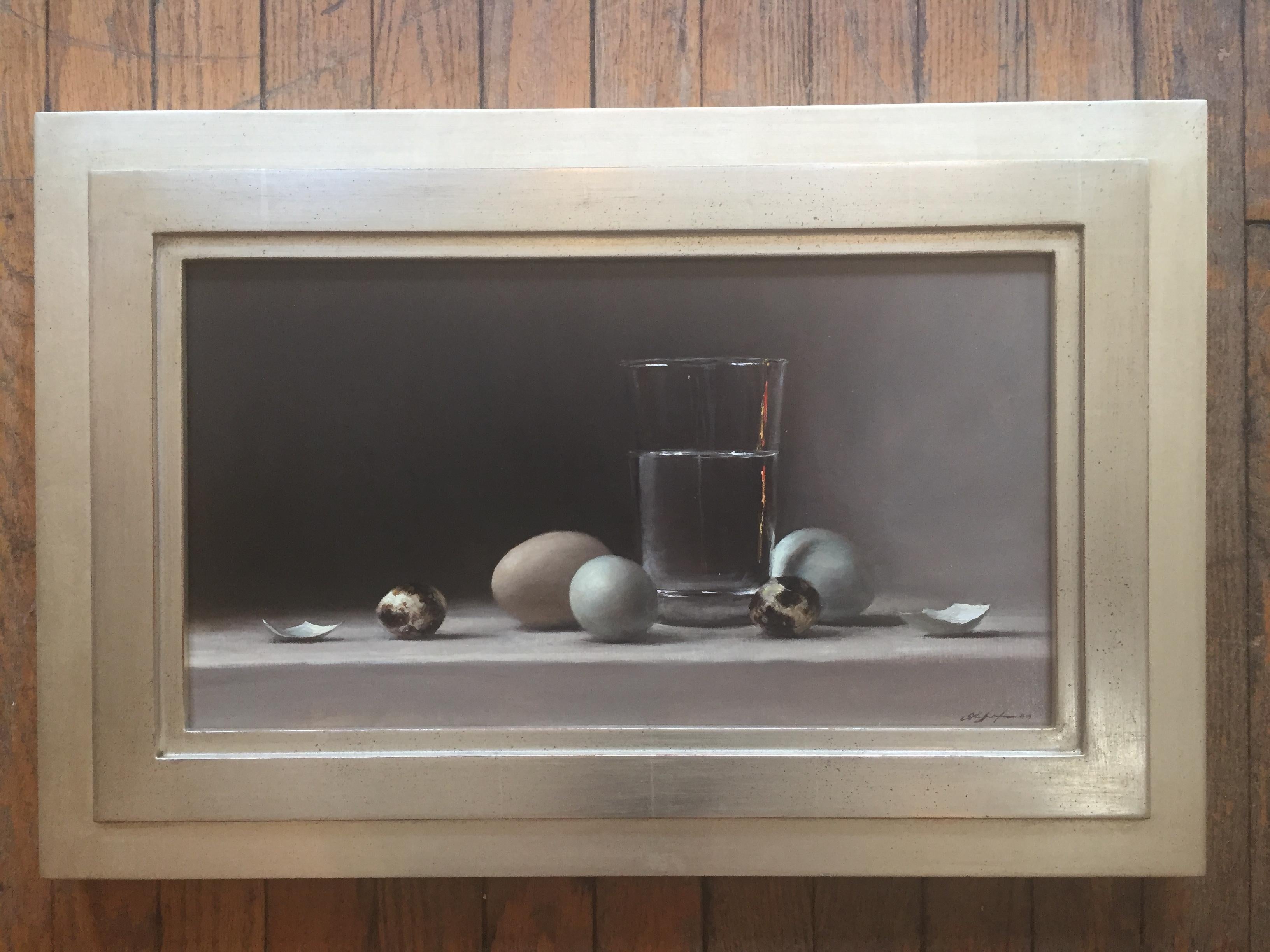Eggs - Painting by Sarah Lamb