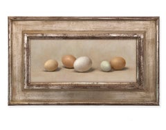 Eggs (fresh eggs, white, tan, light brown, sage green, luminous)