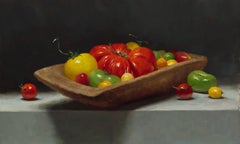 "Heirloom Tomatoes" - Still Life - American Realist Painting