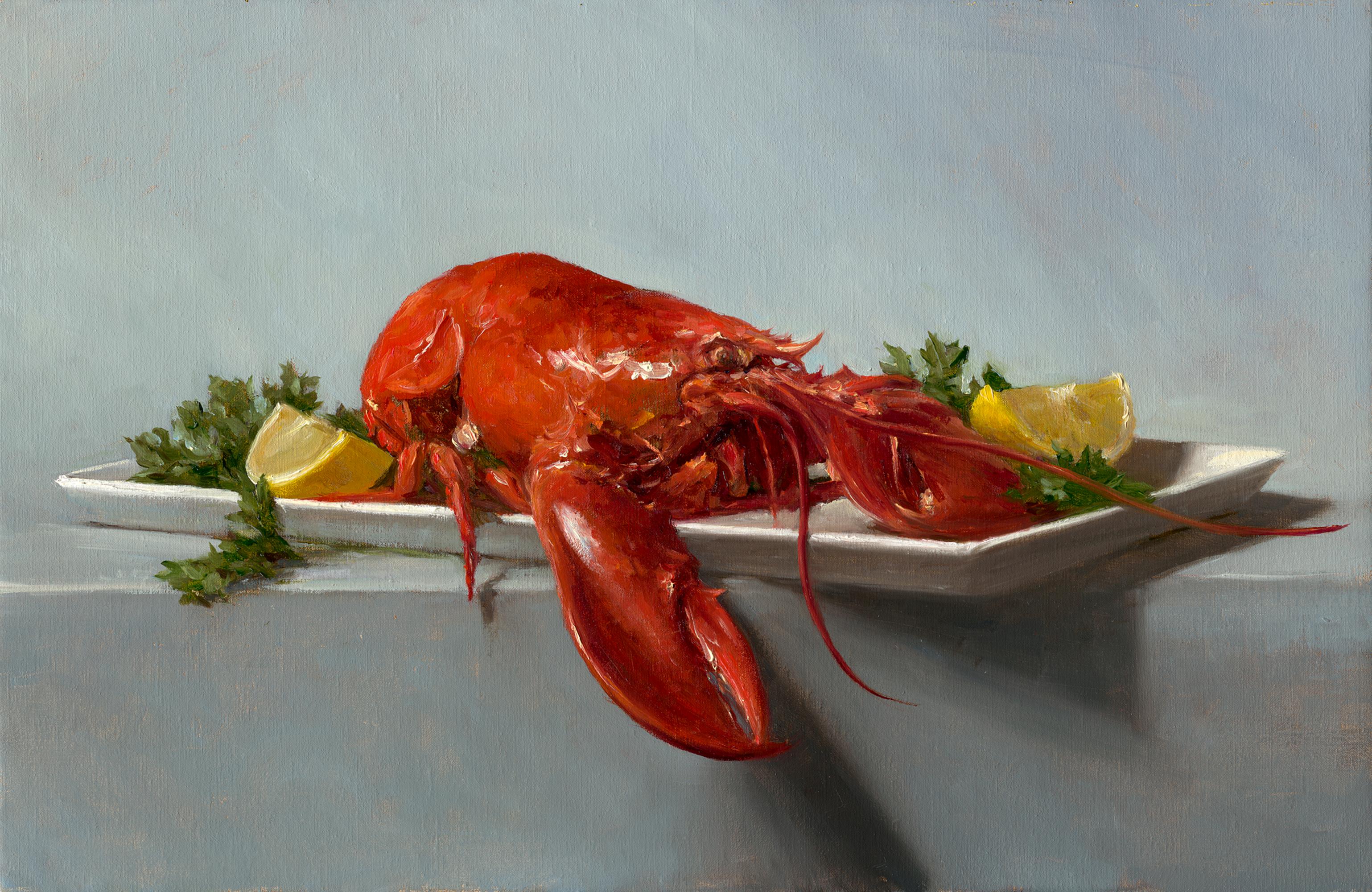 Sarah Lamb Still-Life Painting - Lobster