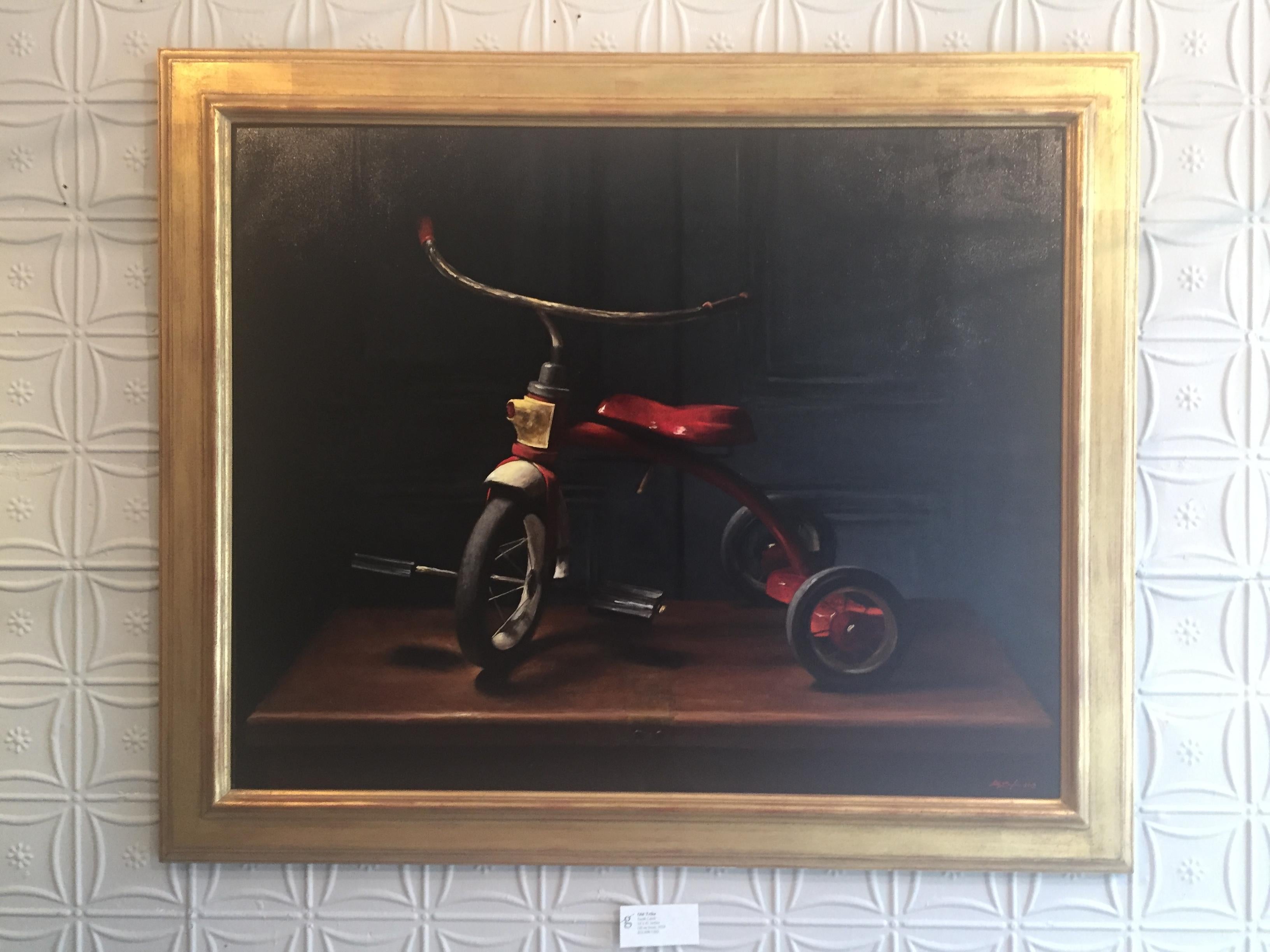 Old Trike - Painting by Sarah Lamb