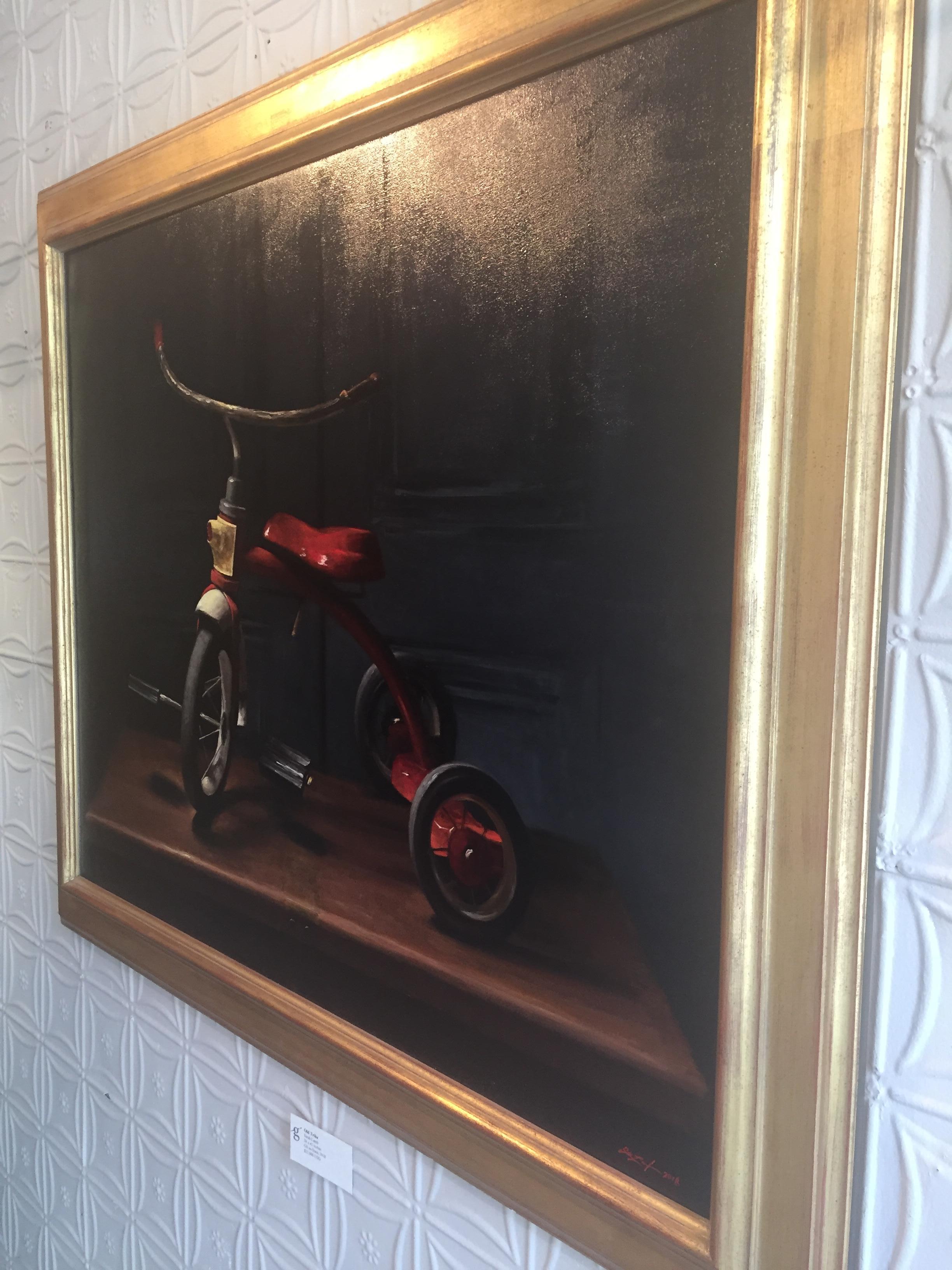 Old Trike - Academic Painting by Sarah Lamb