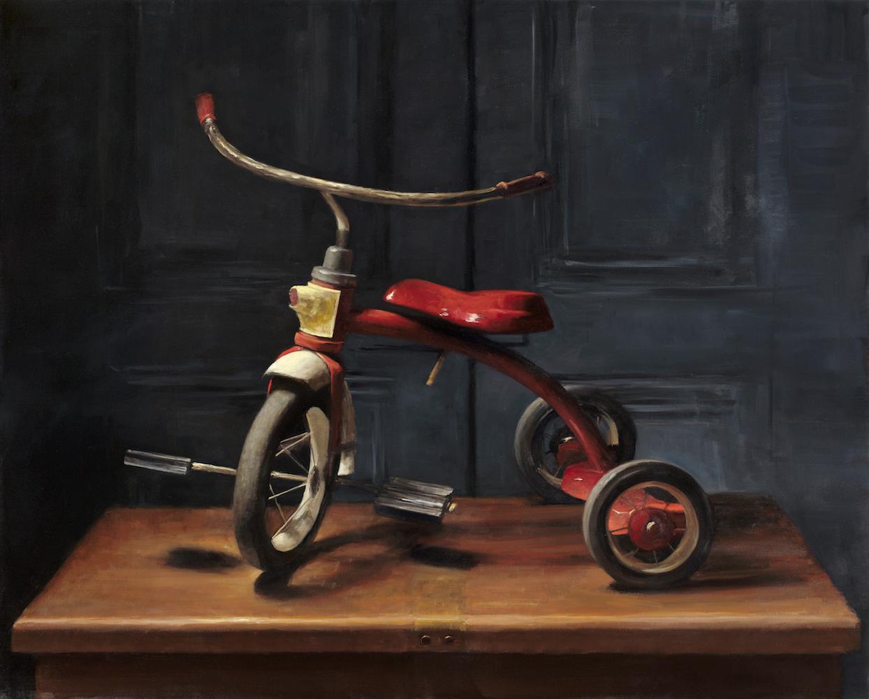 Sarah Lamb Still-Life Painting - Old Trike