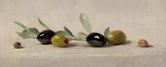 Olives and Leaves (still life, olives, leaves)
