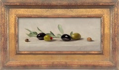 Olives and Leaves (still life, olives, leaves)