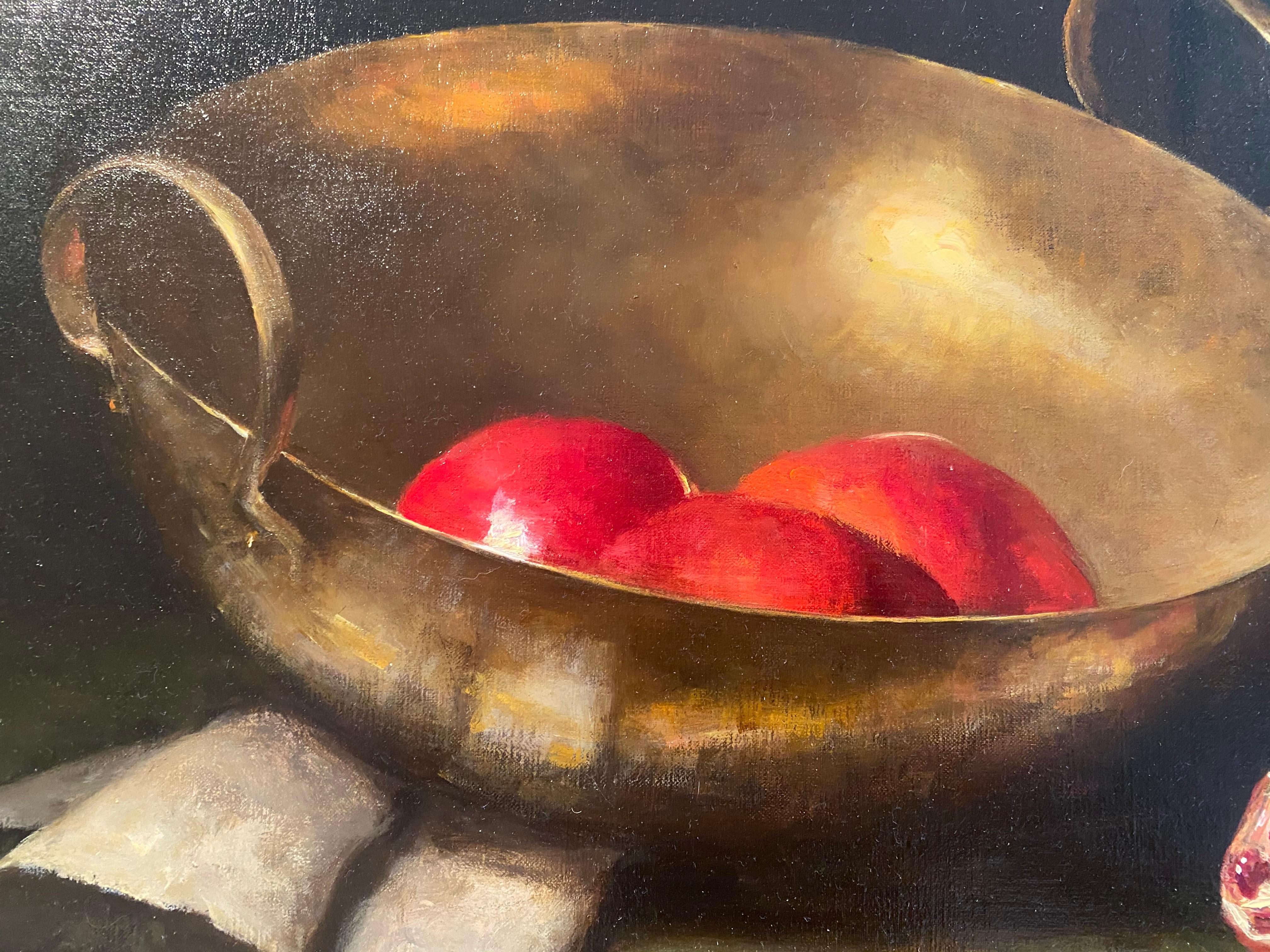 Pomegranates with Brass Bowl 4