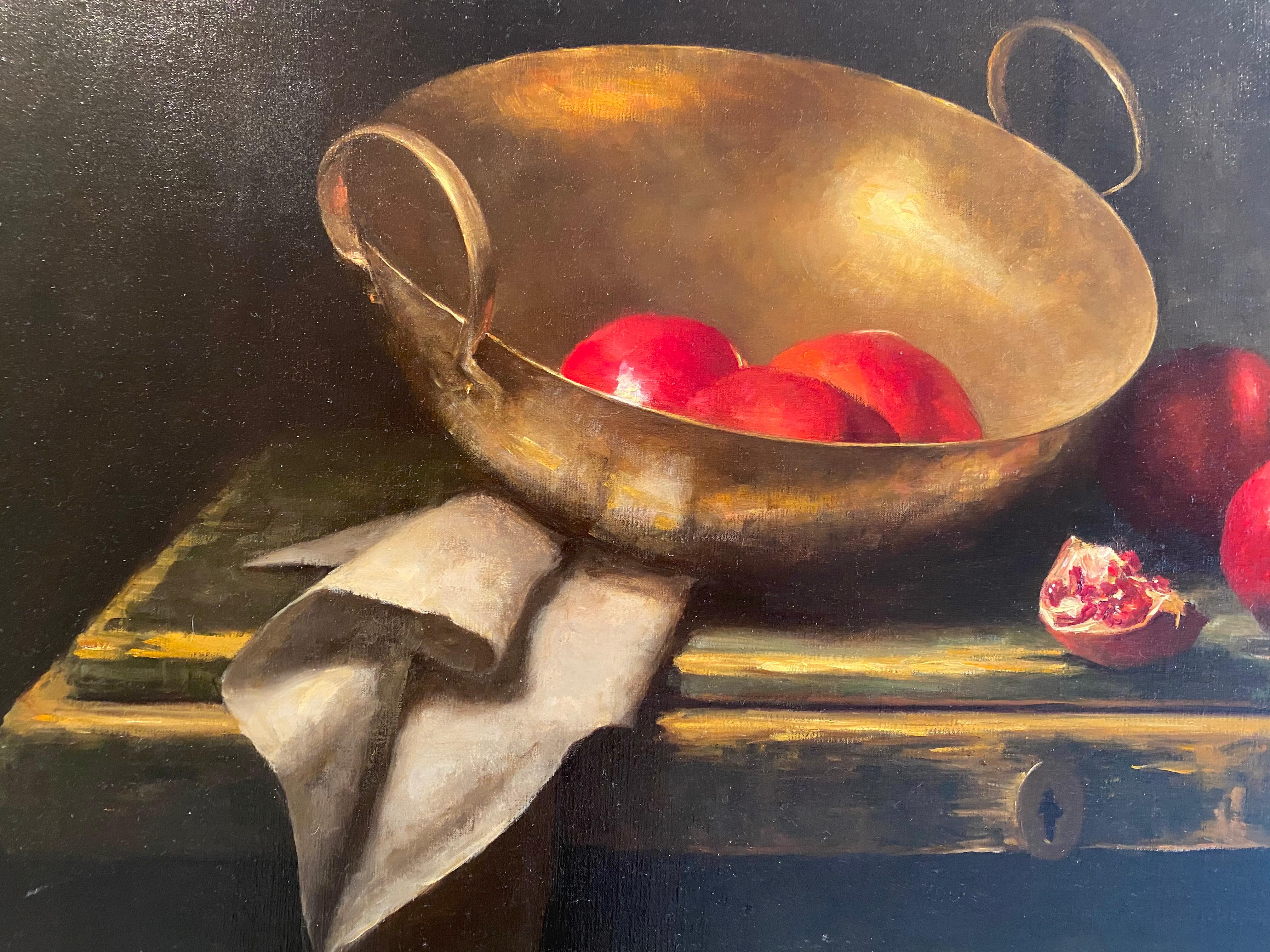 Pomegranates with Brass Bowl 5