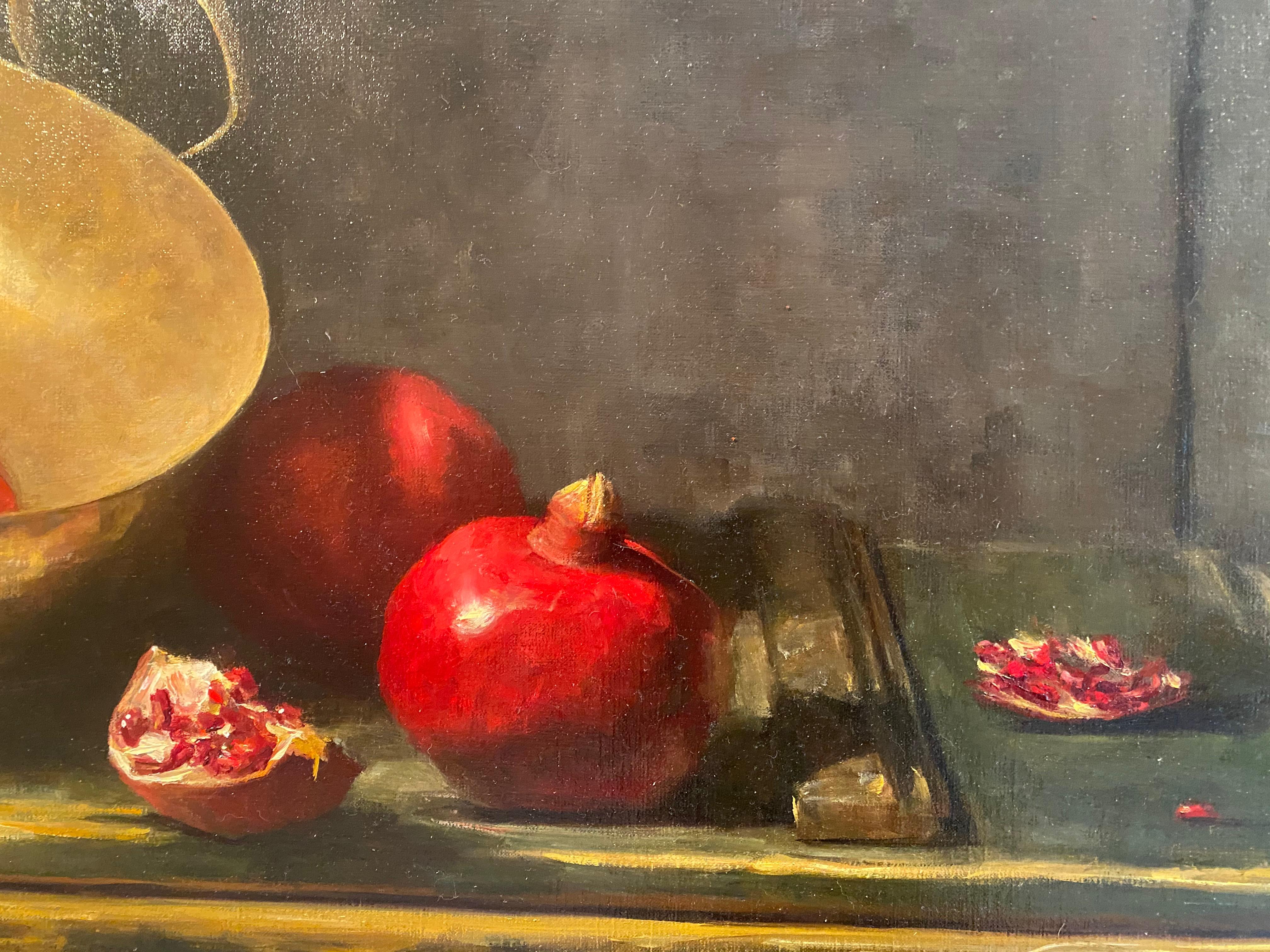 Pomegranates with Brass Bowl 2