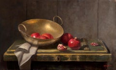 Pomegranates with Brass Bowl