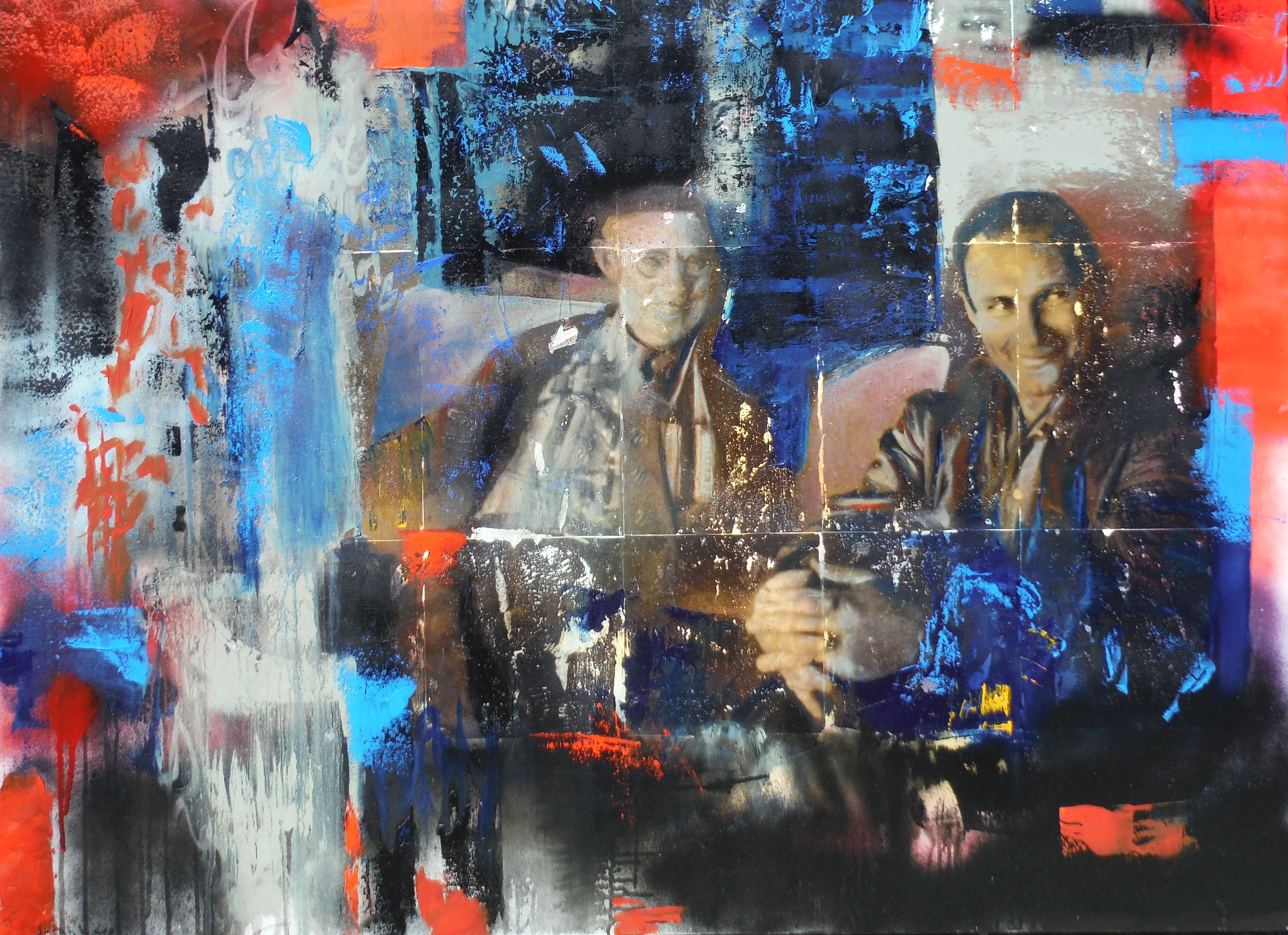 Martes por la mañana, Técnica mixta sobre lienzo - Mixed Media Art de Sarah Lapp