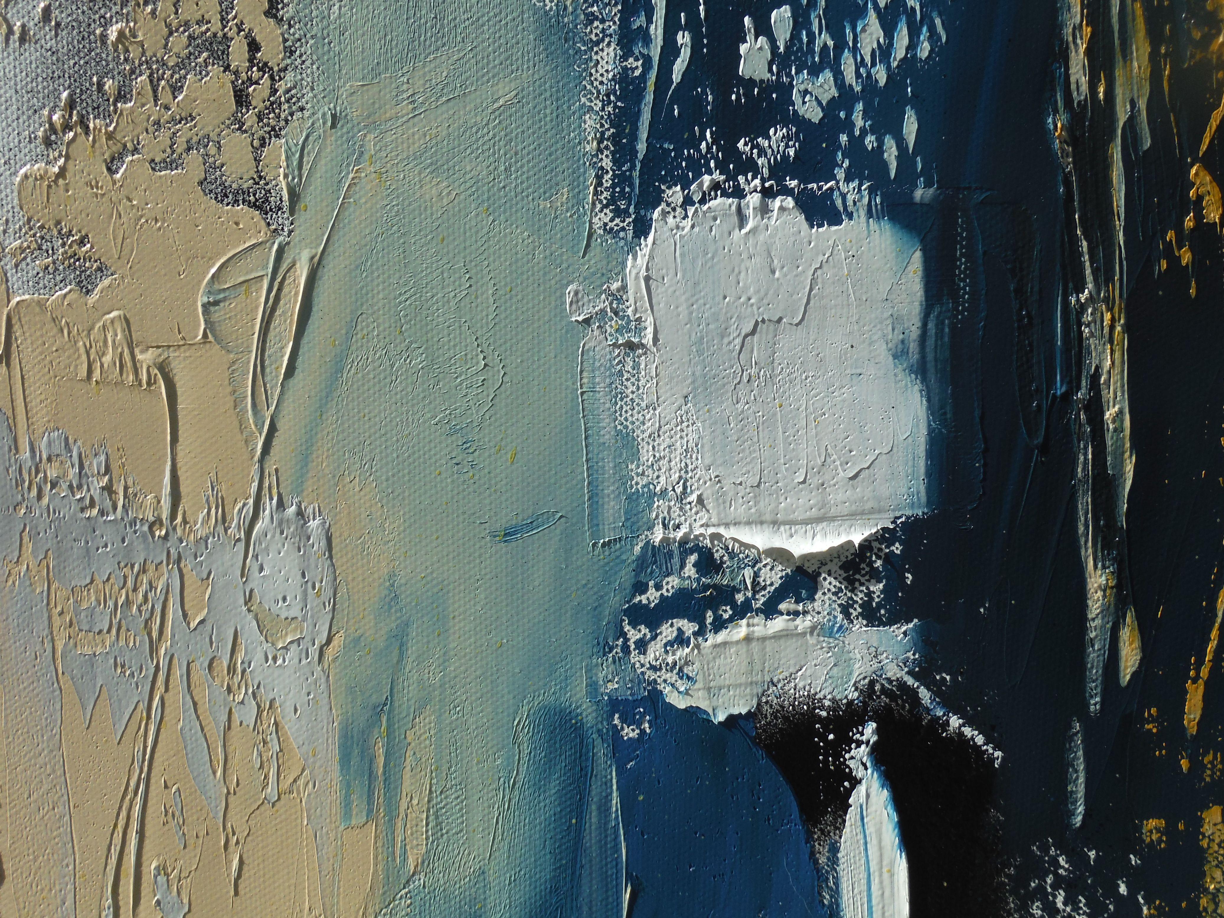Dare, Pittura, Olio su tela - Painting Astratto di Sarah Lapp