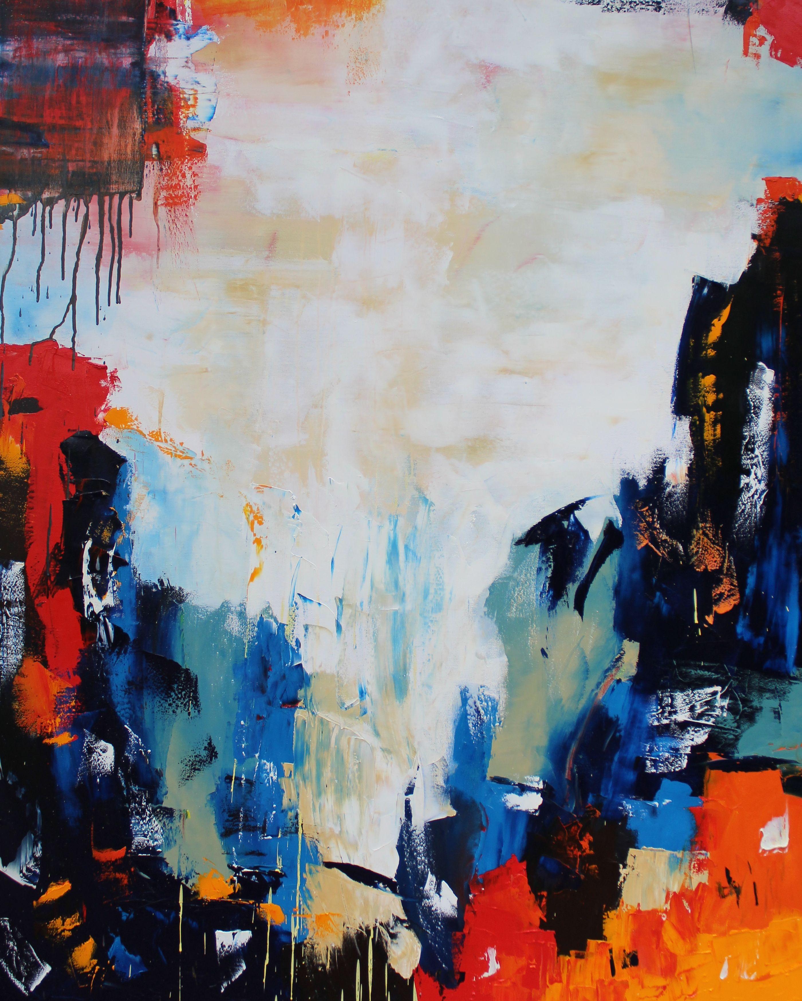 Sarah Lapp Abstract Painting - Matter Of Course, Painting, Oil on Canvas