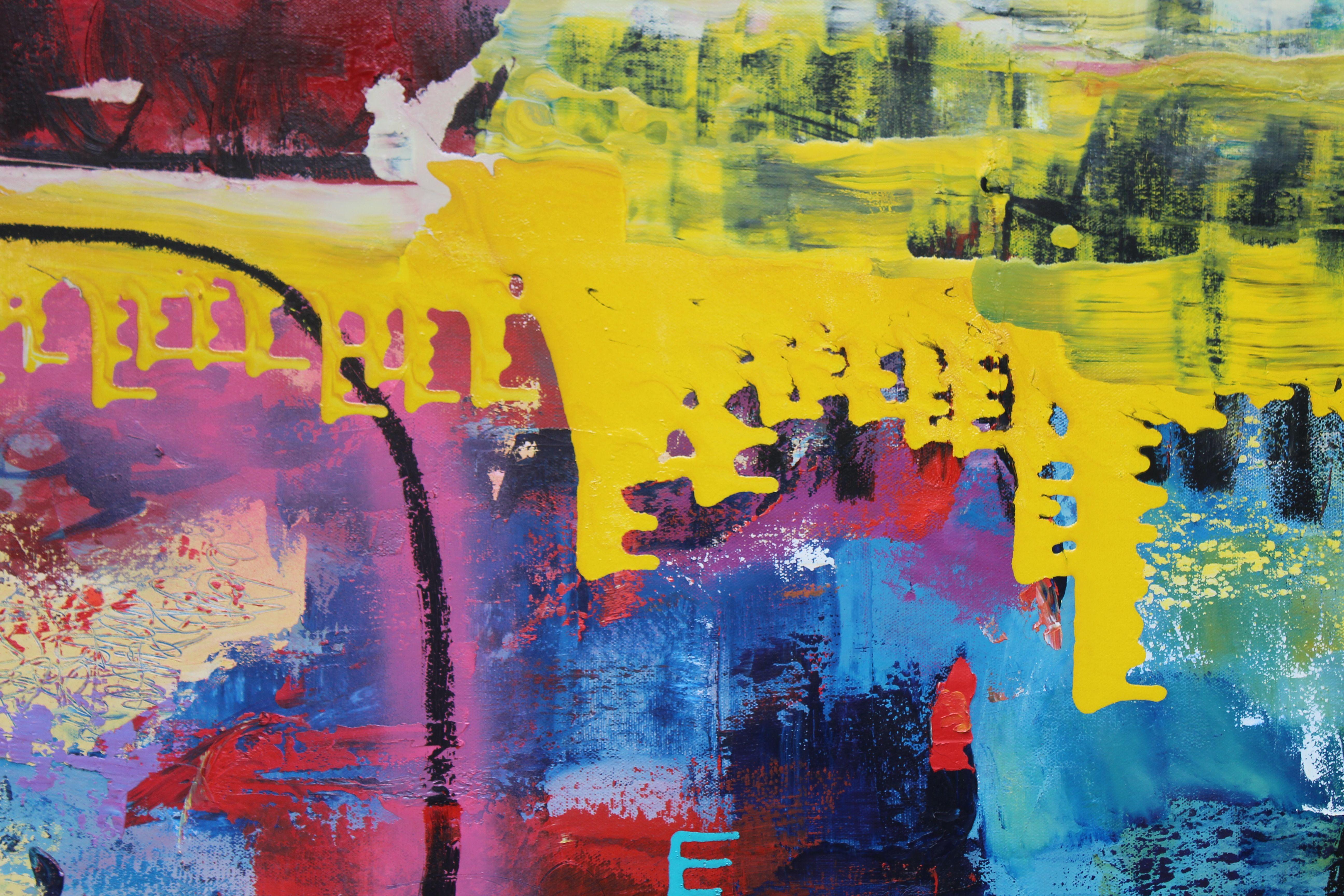 Posti barca, Pittura, Olio su tela - Painting di Sarah Lapp