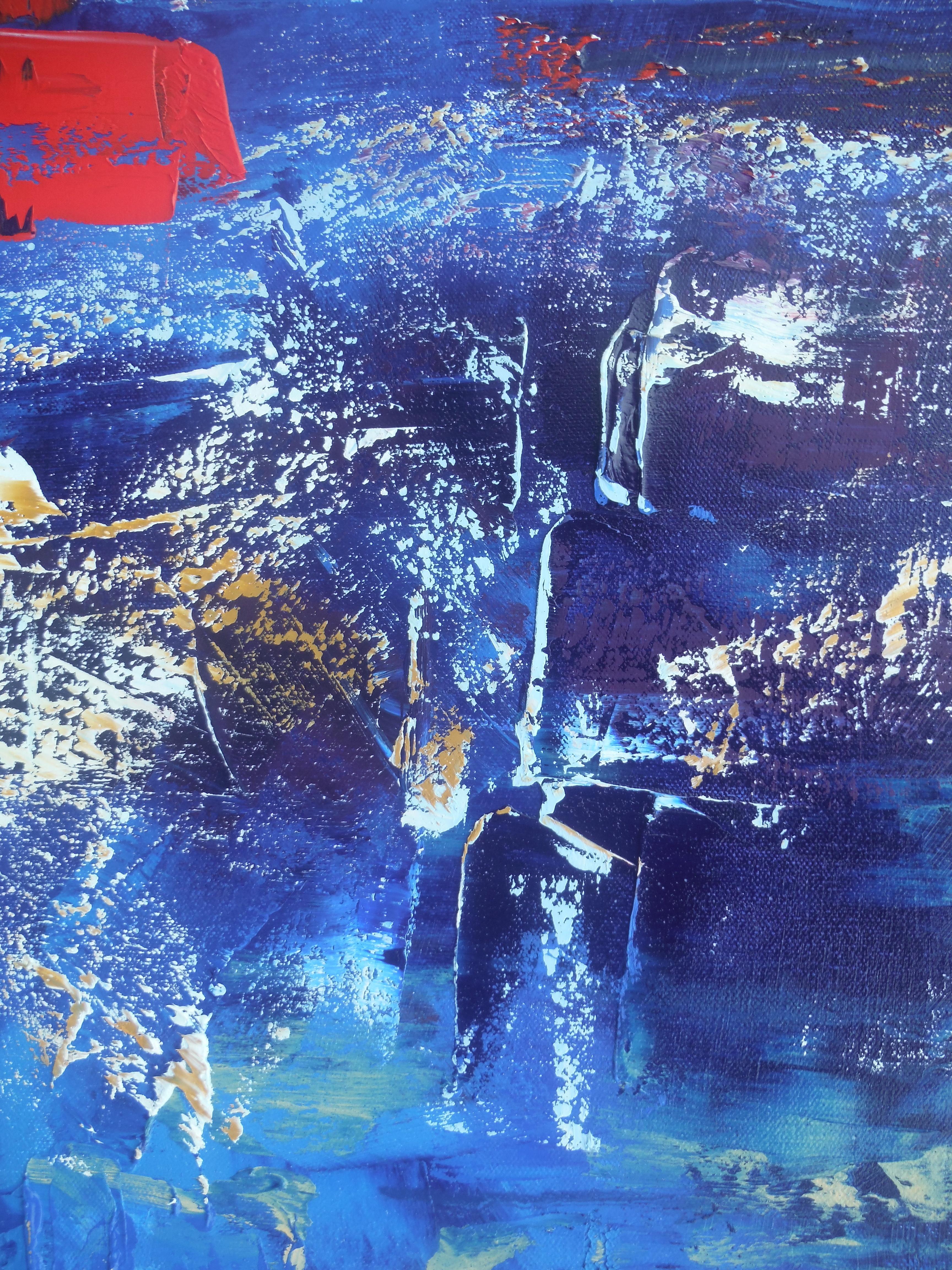 Il gioco I, Pittura, Olio su tela - Painting di Sarah Lapp