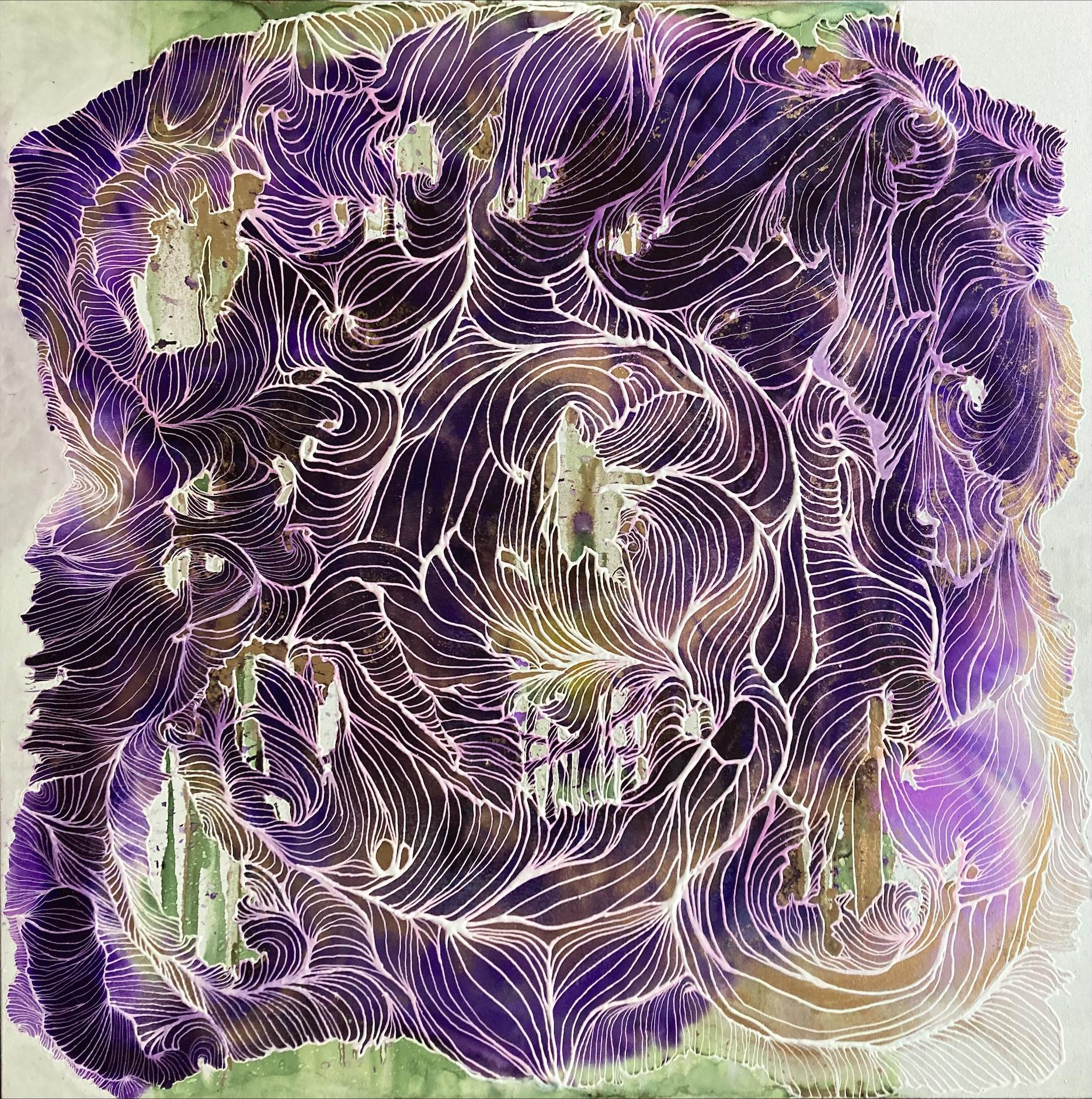 Iris - Painting di Sarah Larsen