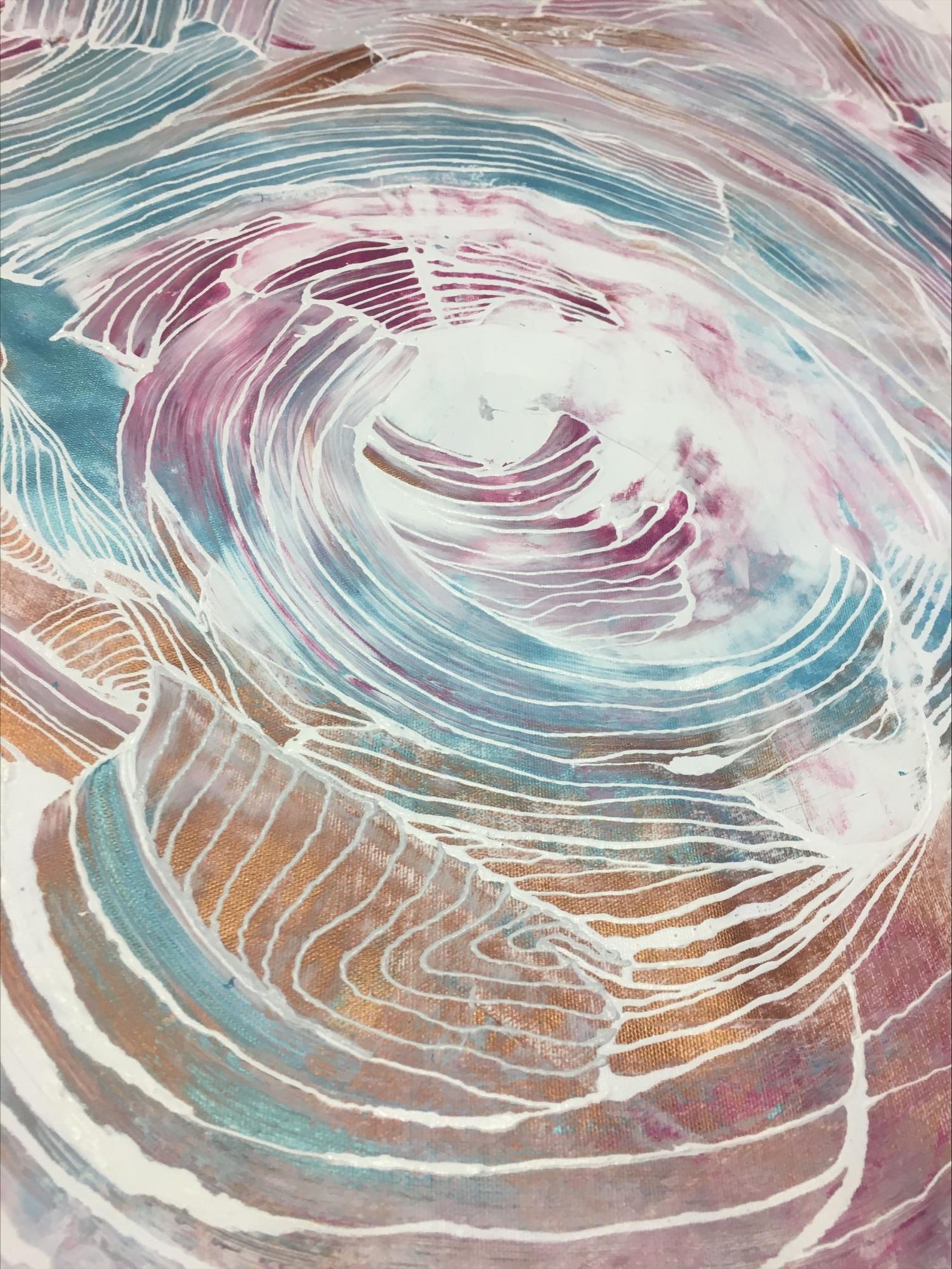 Opal - Abstract Painting by Sarah Larsen