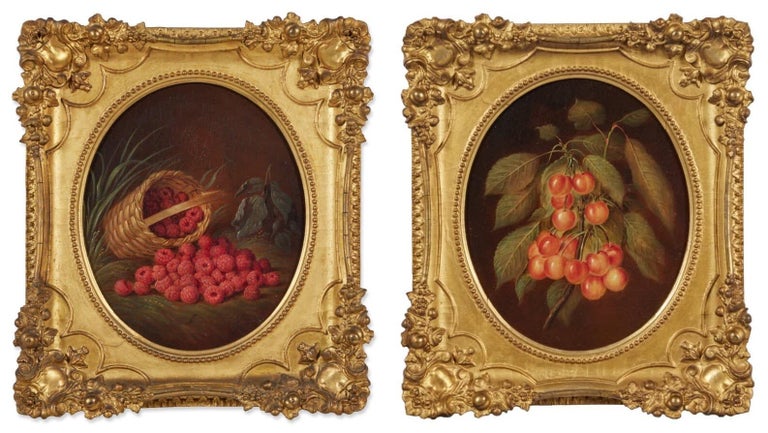 <i></noscript>Cherries</i>, ca. 1860, by Sarah Miriam Peale
