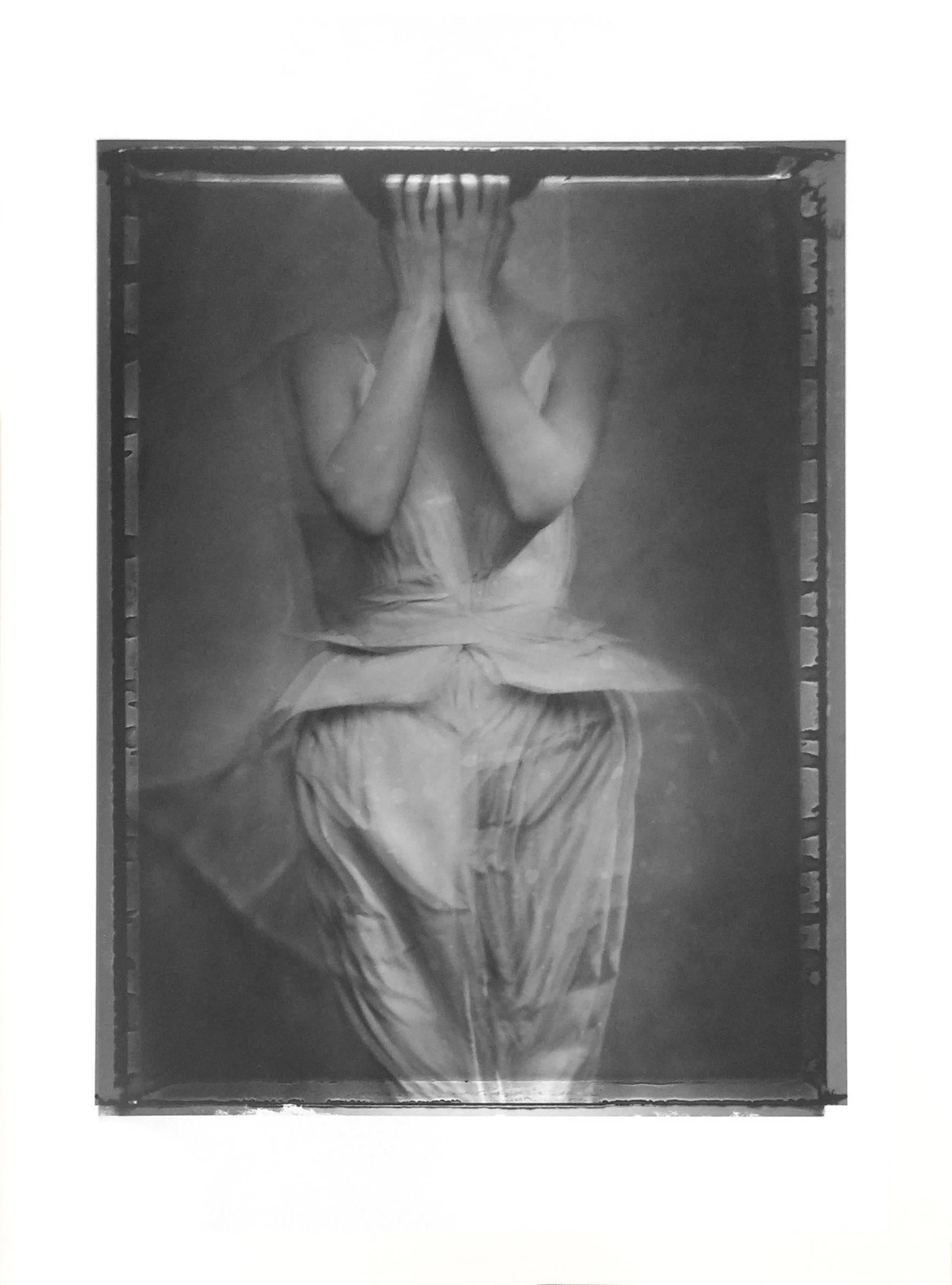 Sarah Moon Portfolio printed and bound by CameraWork, 1999
10 gelatin silver print works, printed and bound into a book. Comes in a protective traveling case.
The overall wall size composition of the entire portfolio is 45 in H  x 60 in W
Each