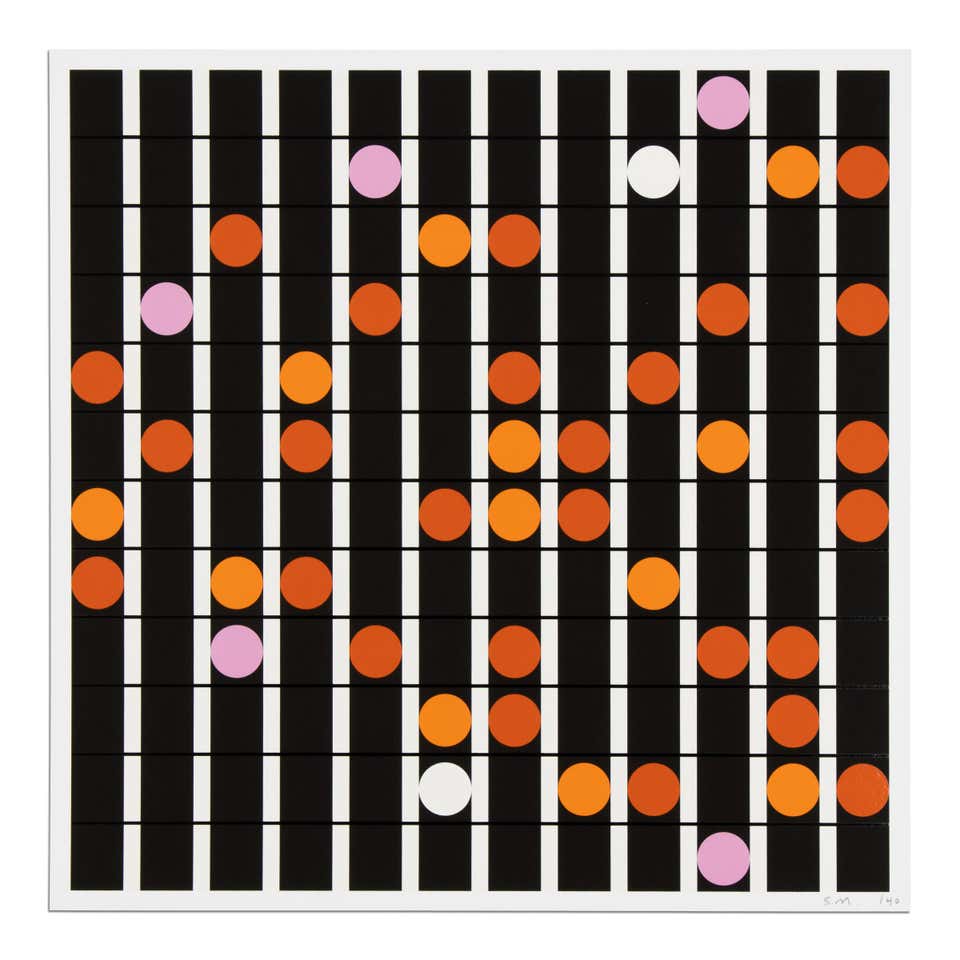 Sarah Morris, Deviancy is the Essence - Signed Print, Abstract Geometric