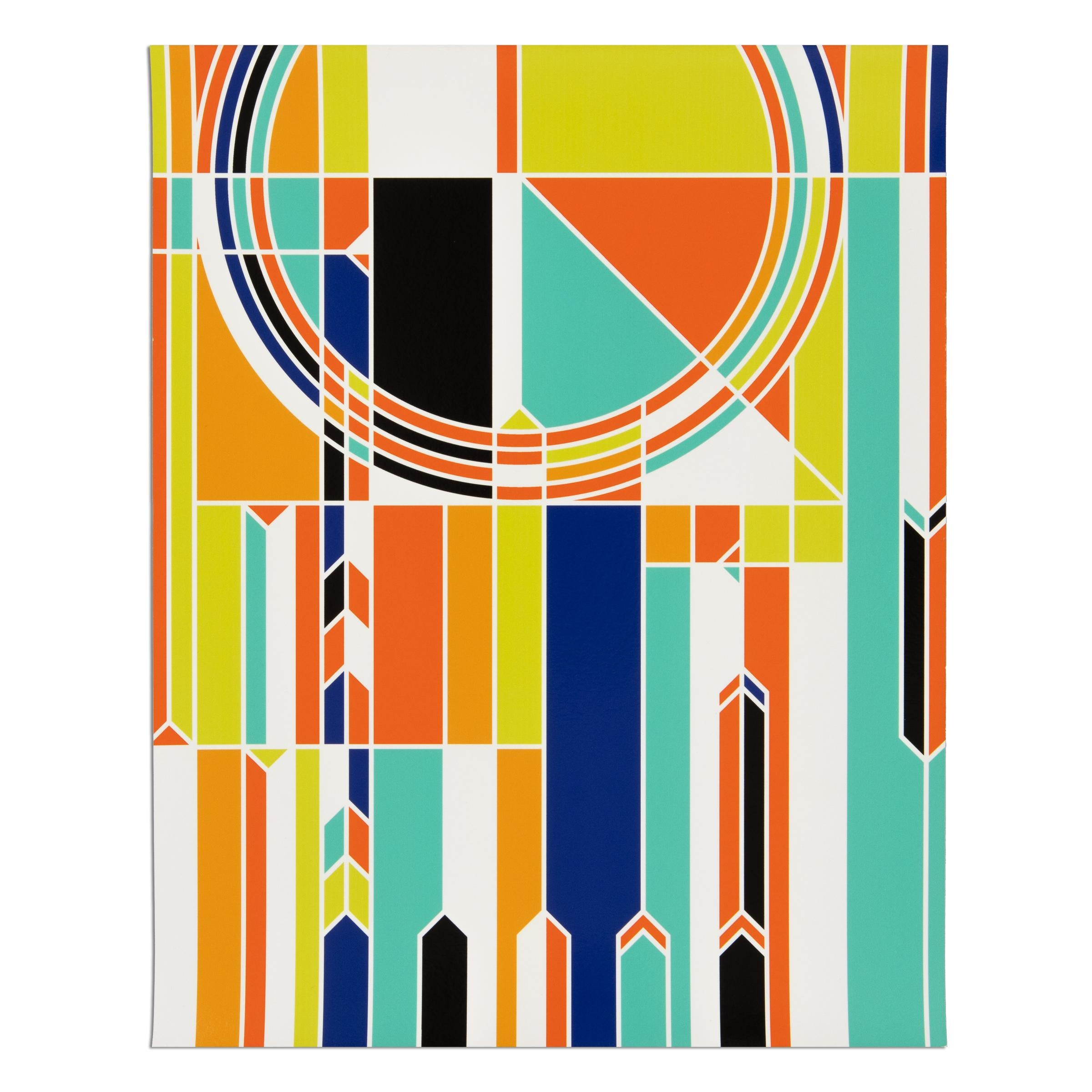 Sarah Morris, Londres - Impresión firmada, Abstracción geométrica, Firmada a mano