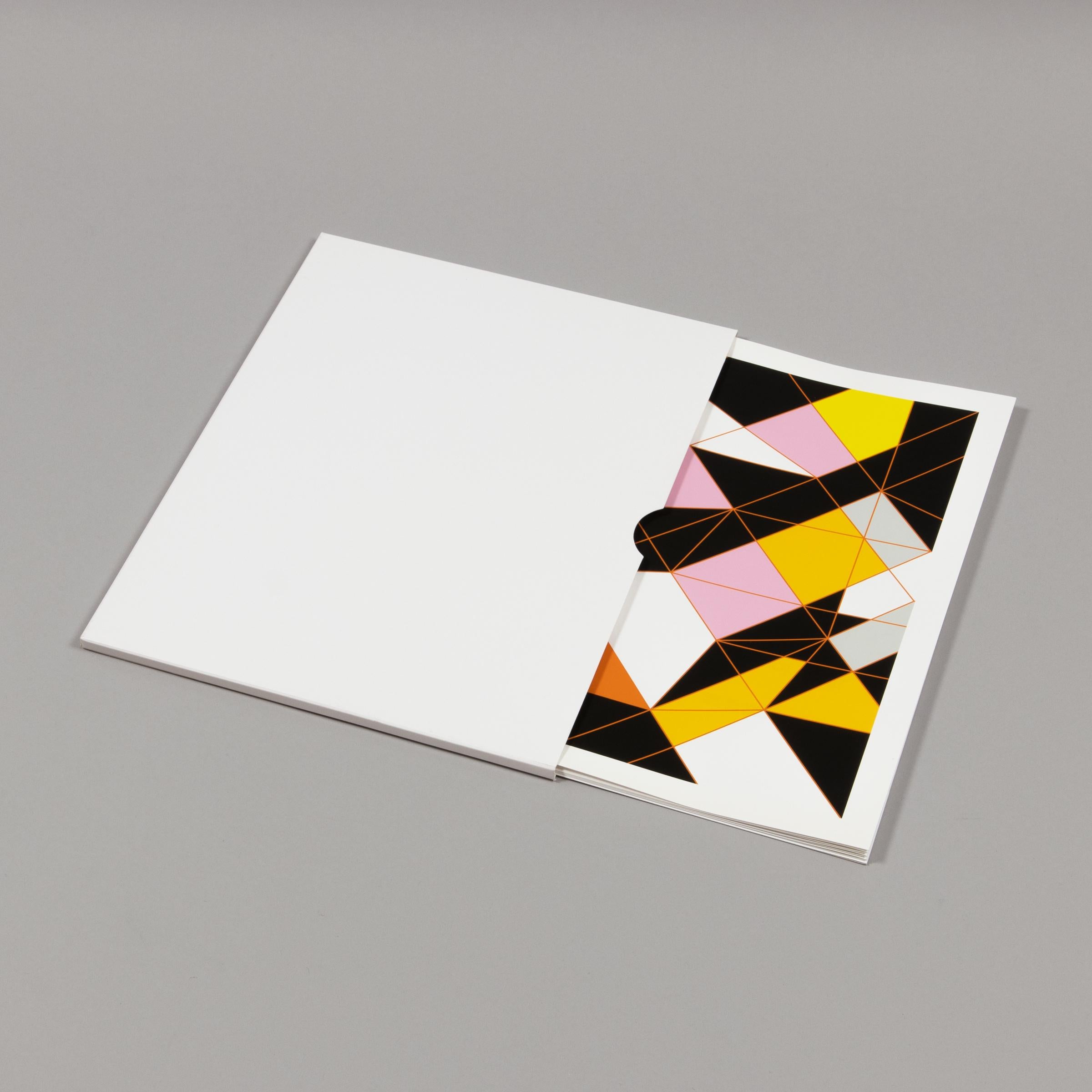 Sarah Morris, Taurus (Origami) – signierter Leporello-Druck, Abstrakte Kunst im Angebot 5