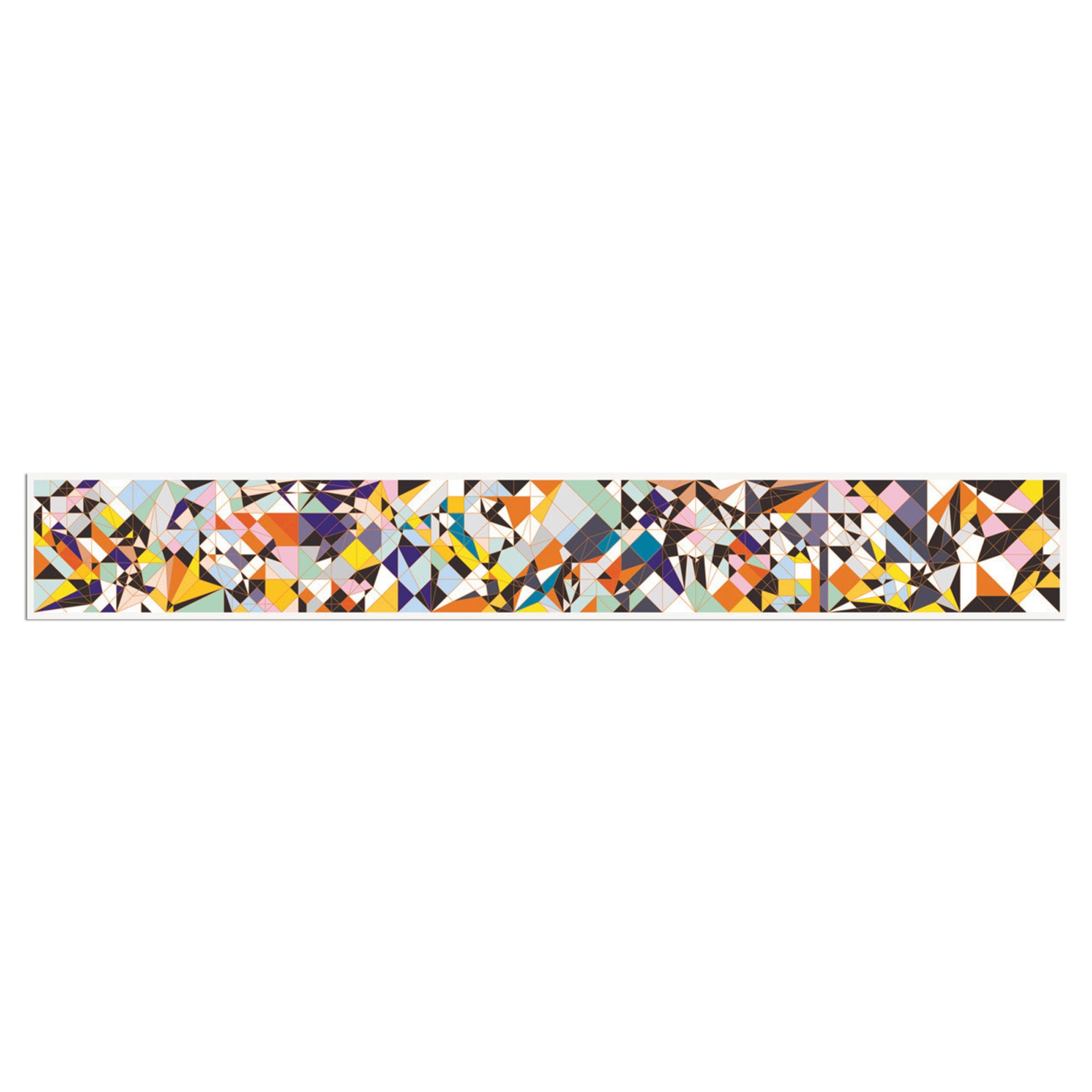 Sarah Morris (Amerikanerin, geboren 1967)
Taurus (Origami), 2009
Medium: 9-teiliges Leporello, digitaler Pigmentdruck auf Papier
Abmessungen: 32 x 225 cm (12½ x 88½ in)
Auflage von 75 Stück: handsigniert und nummeriert
Zustand: Neuwertig (gefaltet