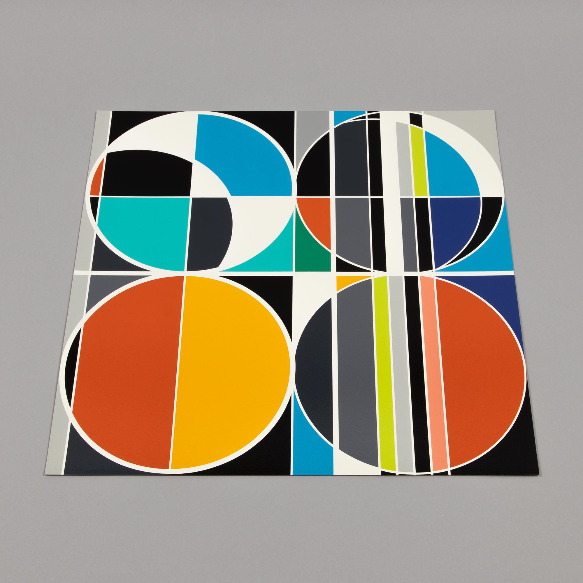 Sarah Morris, Total Lunar Eclipse - Stampa firmata, Arte astratta, Arte geometrica 2