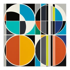 Sarah Morris, Total Lunar Eclipse - Signed Print, Abstract Art, Geometric Art