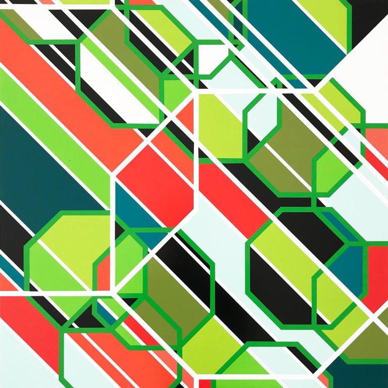 Sarah Morris Sony Los Angeles Screenprint Abstract Art