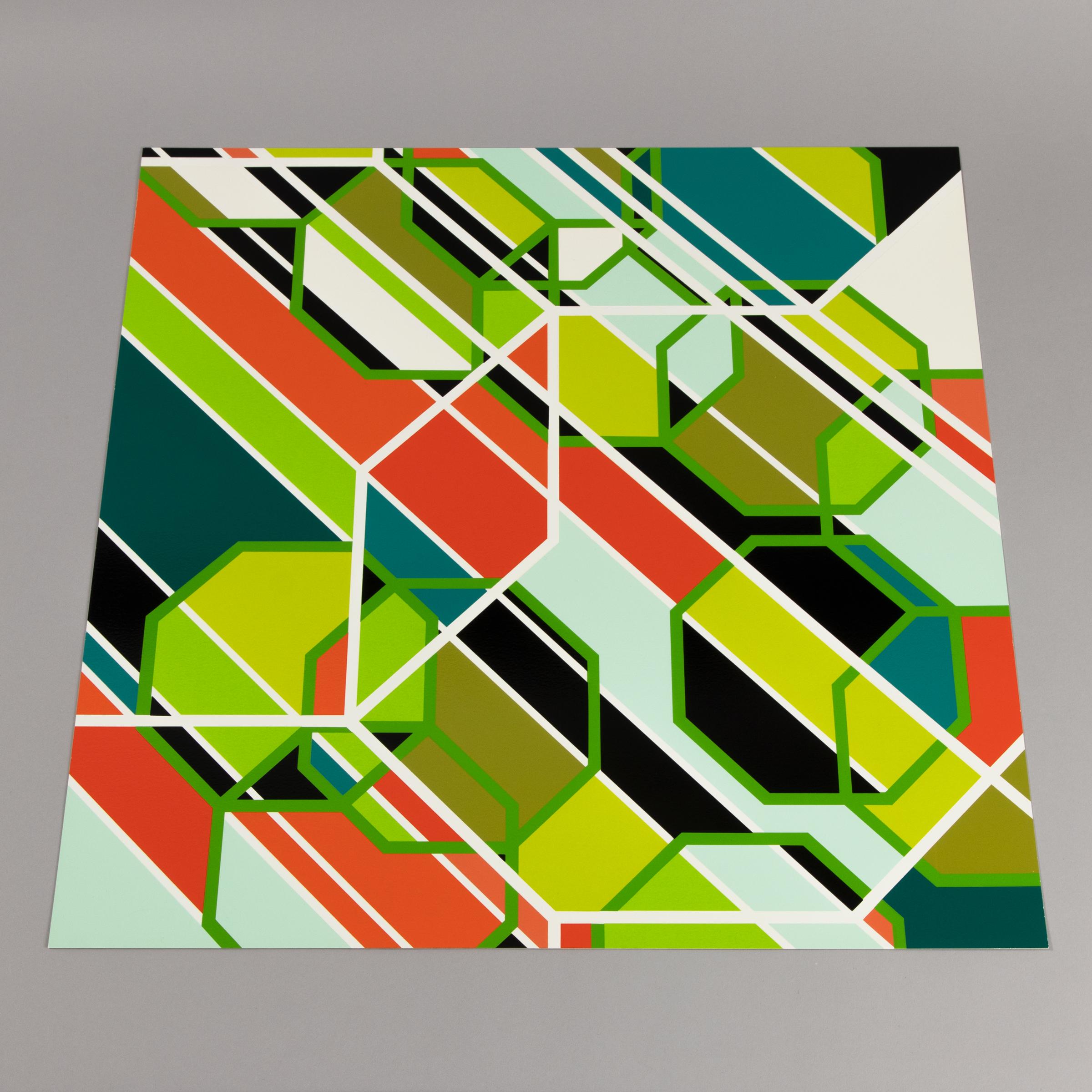 Sony (Los Angeles), Serigrafía firmada, Arte abstracto, Abstracción geométrica - Print de Sarah Morris