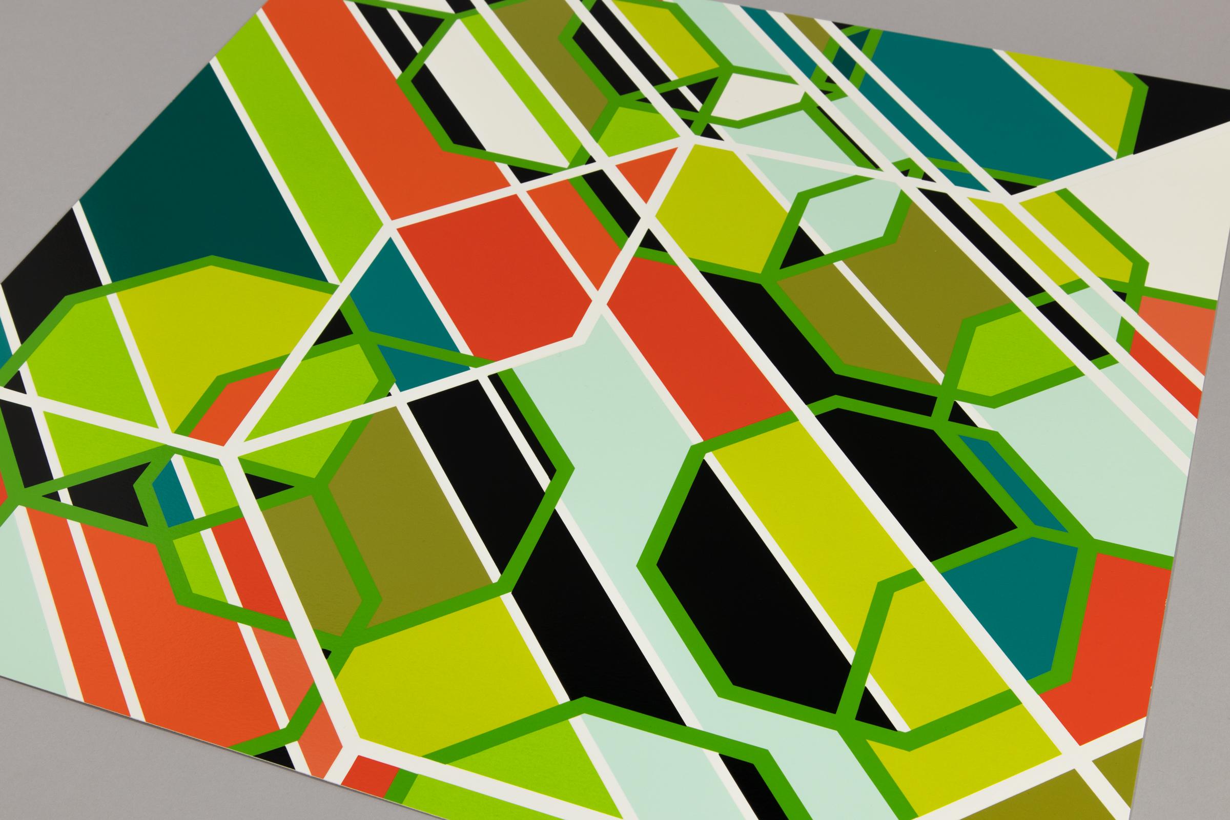 Sony (Los Angeles), Signed Screenprint, Abstract Art, Geometric Abstraction For Sale 1