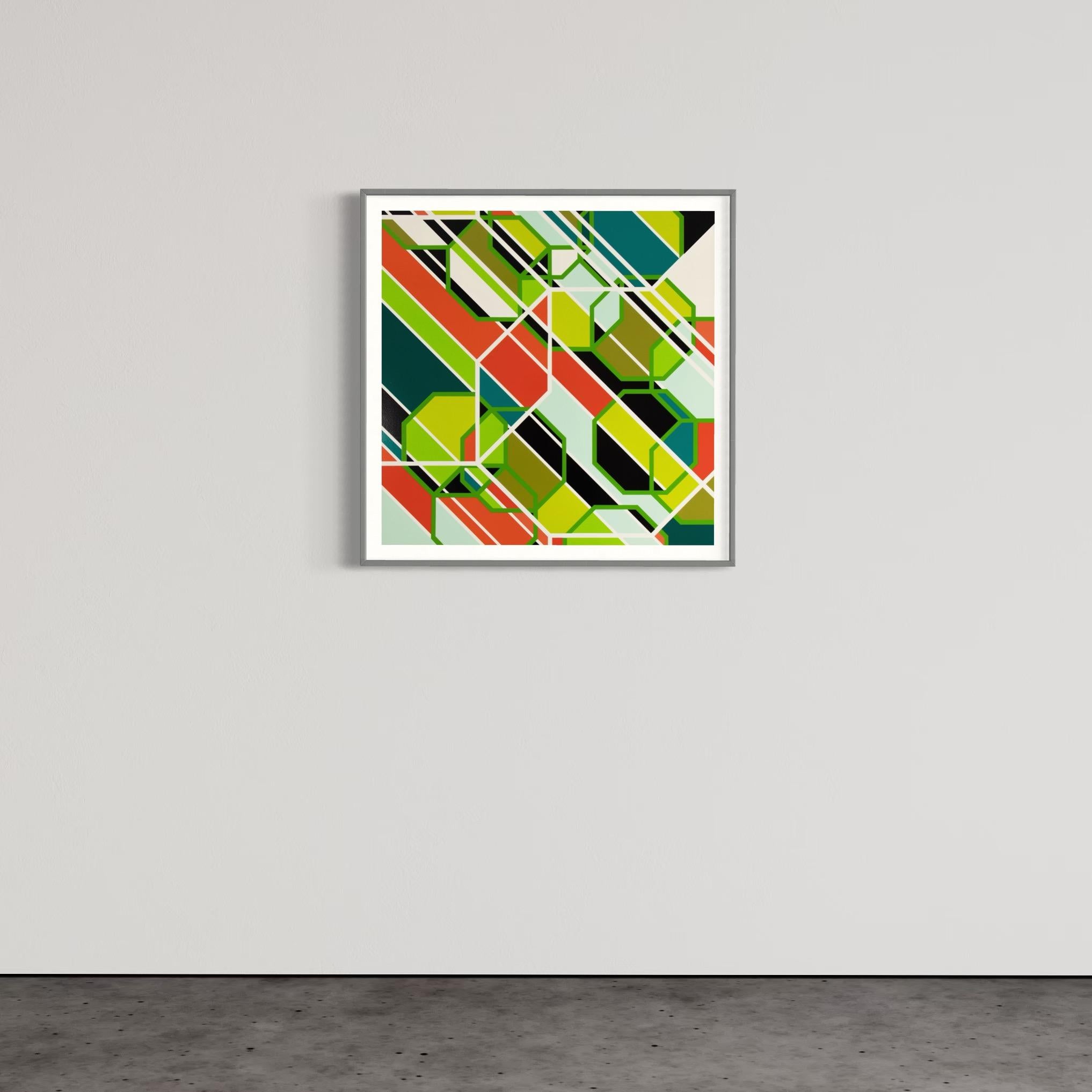 Sony (Los Angeles), Serigrafía firmada, Arte abstracto, Abstracción geométrica 2