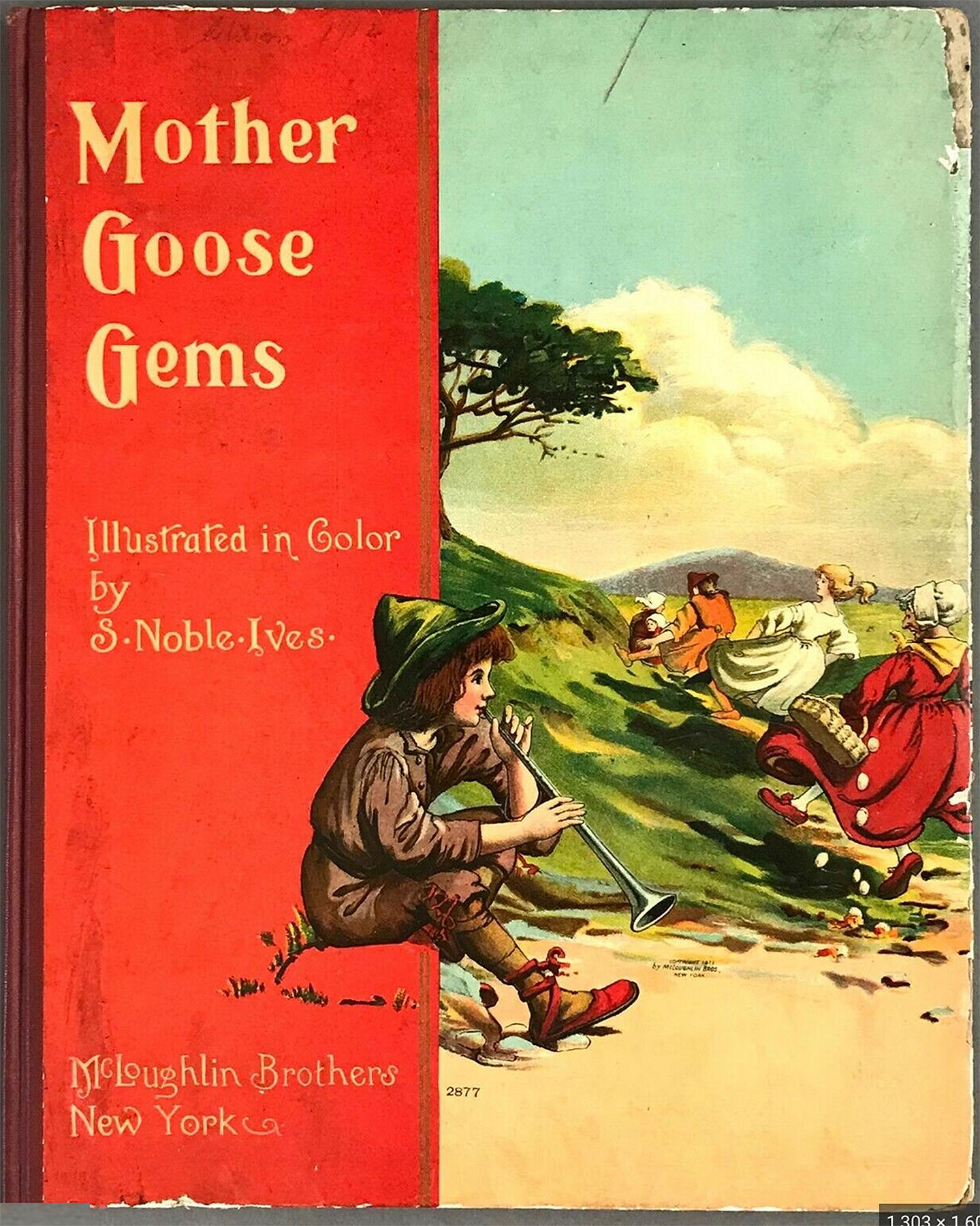 Mother Goose Gems Book  - Three Dutch Children For Sale 4