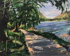 I Lift My Eyes Up contemporary landscape oil painting Sarah Ollerenshaw
