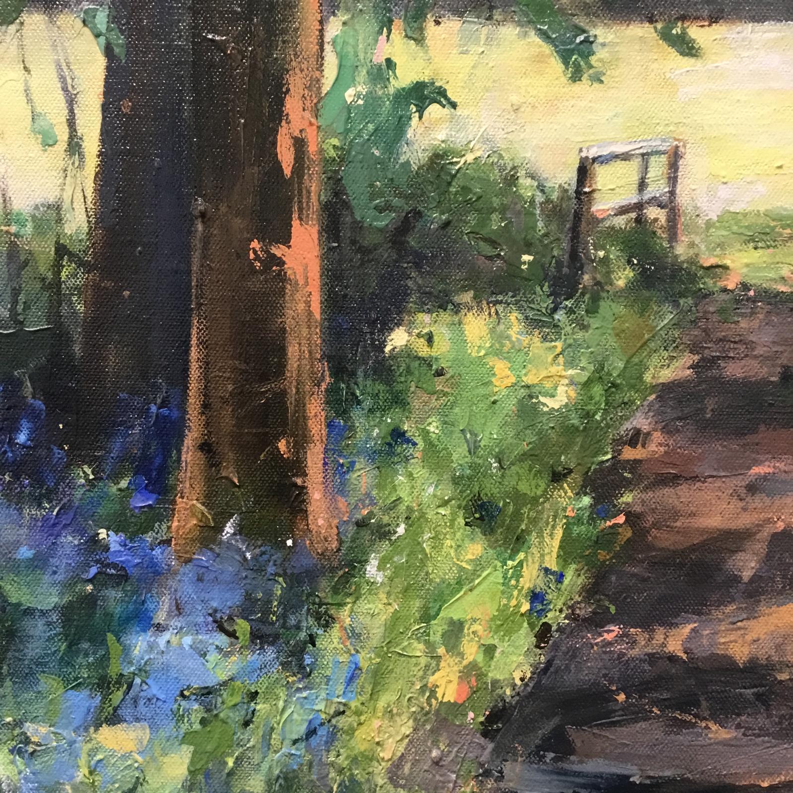 With You Always peinture de paysage contemporaine Sarah Ollerenshaw huile sur toile en vente 2