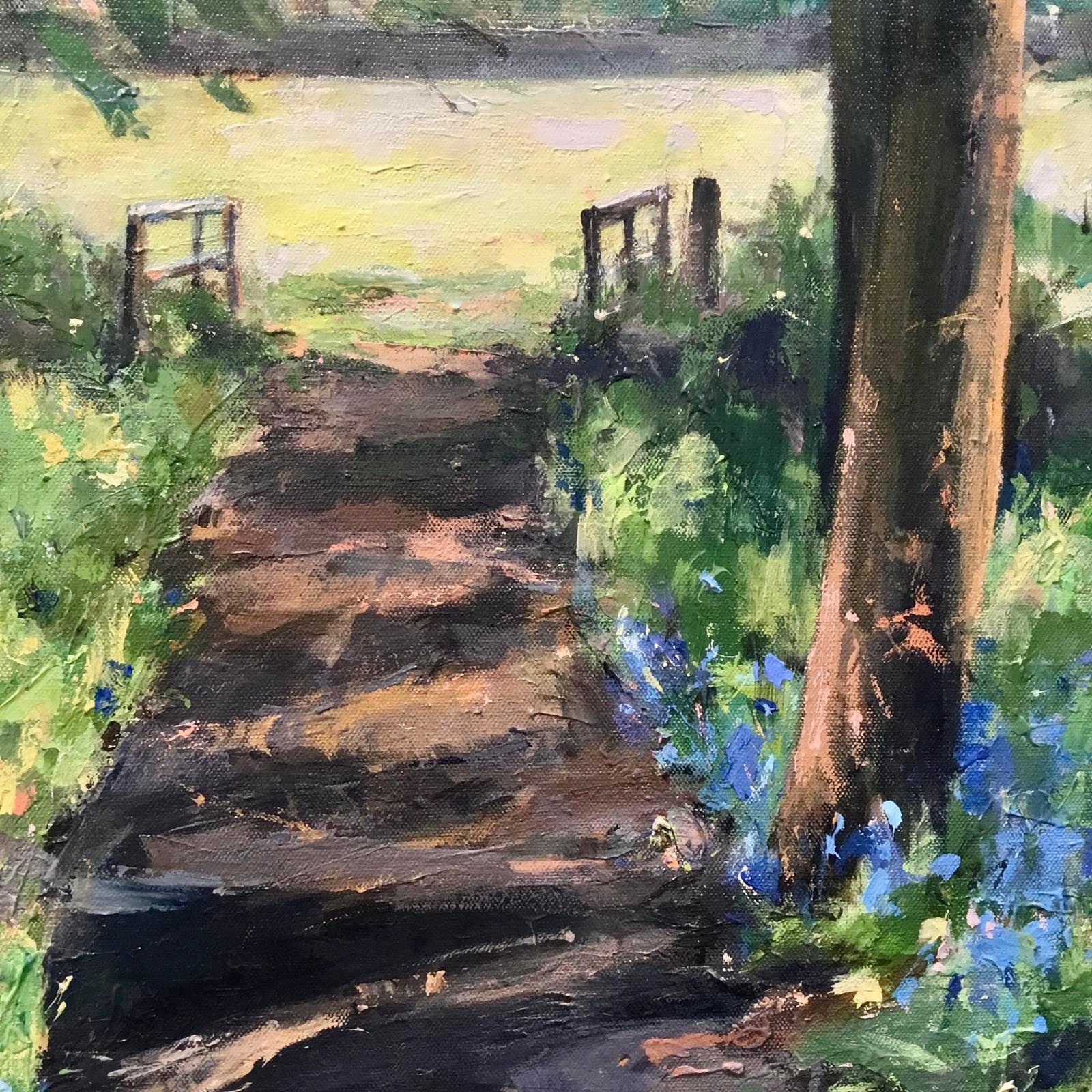 With You Always peinture de paysage contemporaine Sarah Ollerenshaw huile sur toile en vente 5