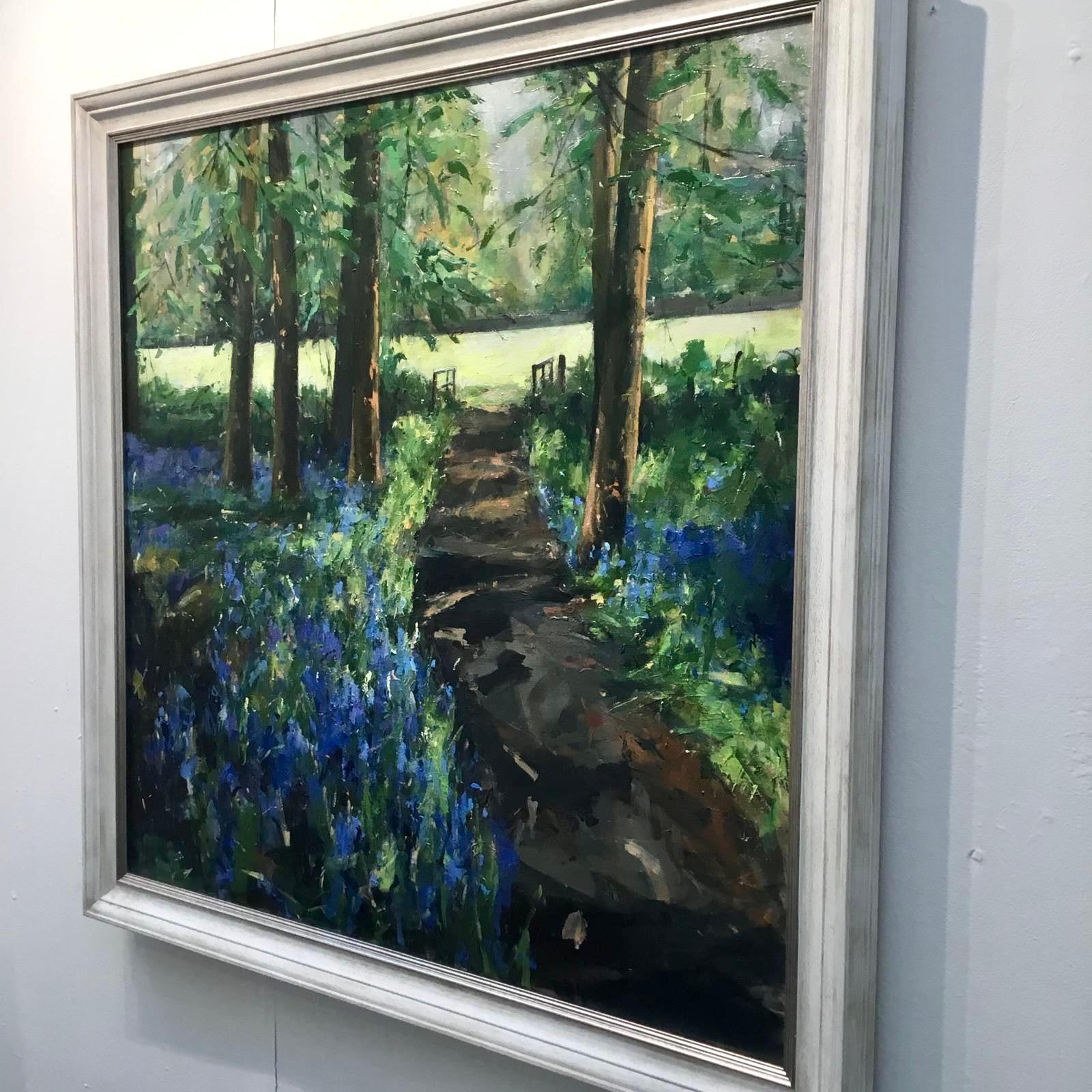 With You Always peinture de paysage contemporaine Sarah Ollerenshaw huile sur toile en vente 6